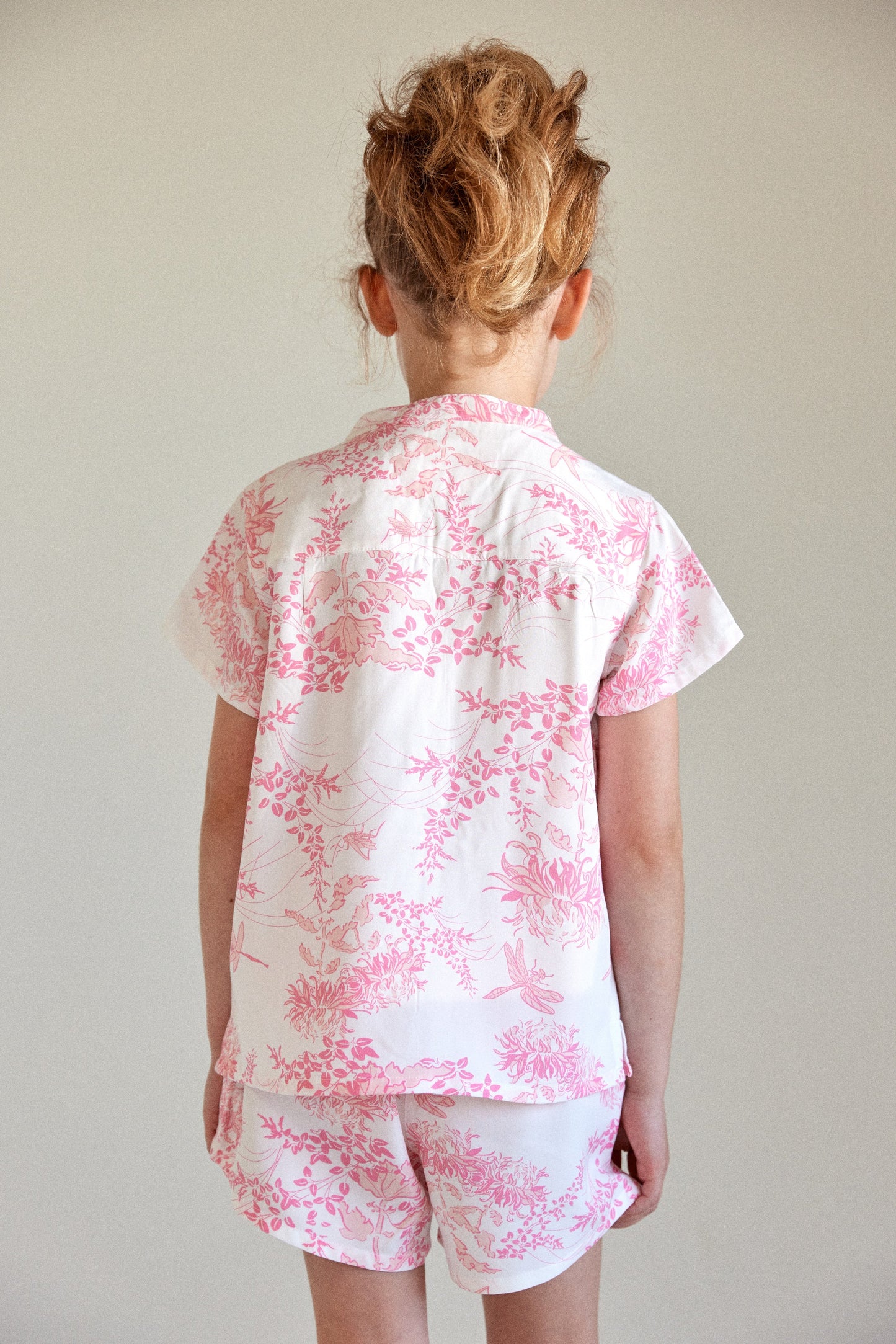 Girls Maggie Pyjama Set - ECOVERO™ - Summer Toile - Pink