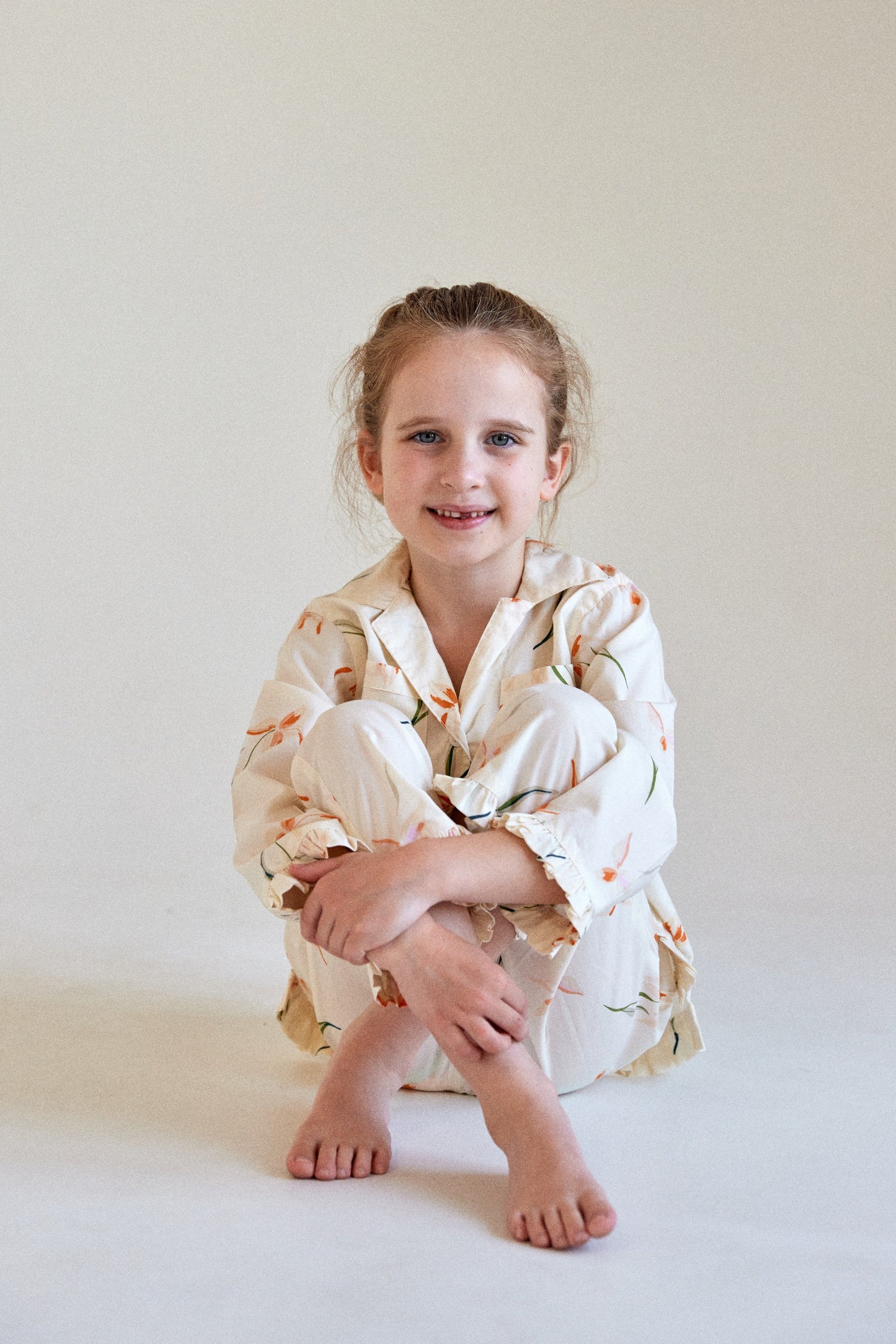 Girls Felicity Frill Set - Long - Cotton Modal - Lily