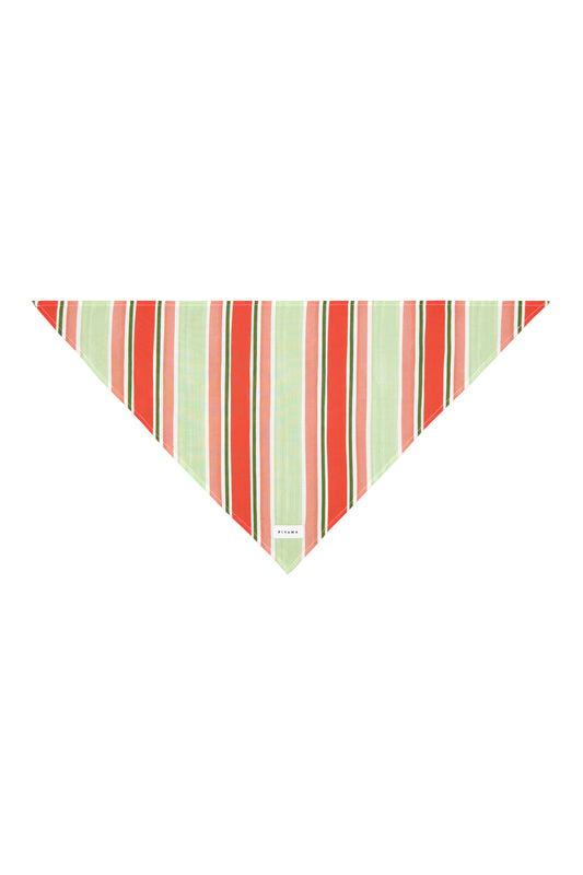 Dog Bandana - Cotton Modal - Holiday Stripe