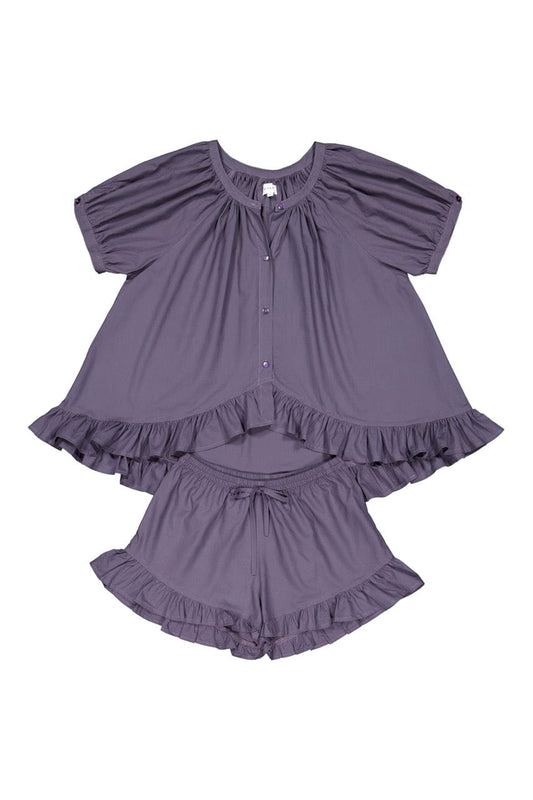 Sophie Sleep Set - Cotton Modal - Midnight Blue