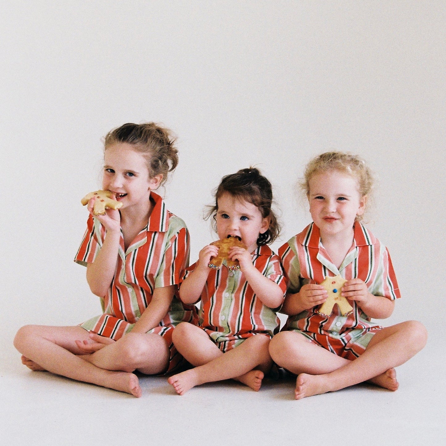 Unisex Children's Sleep Set - Cotton Modal - Holiday Stripe