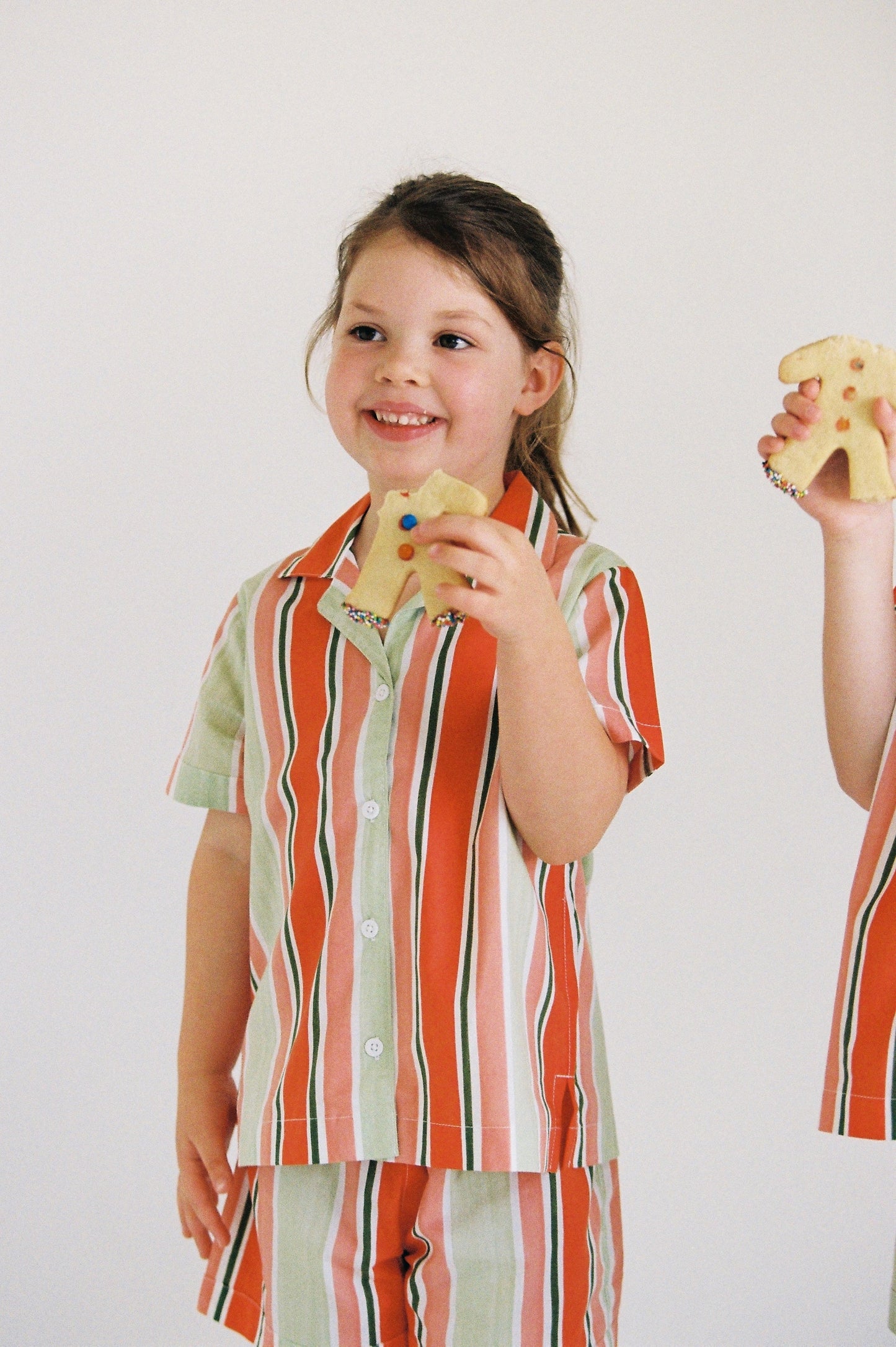 Unisex Children's Sleep Set - Cotton Modal - Holiday Stripe