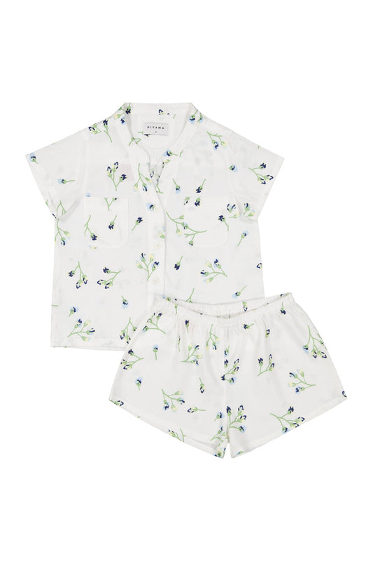 Girls Maggie Pyjama Set - Bluebell