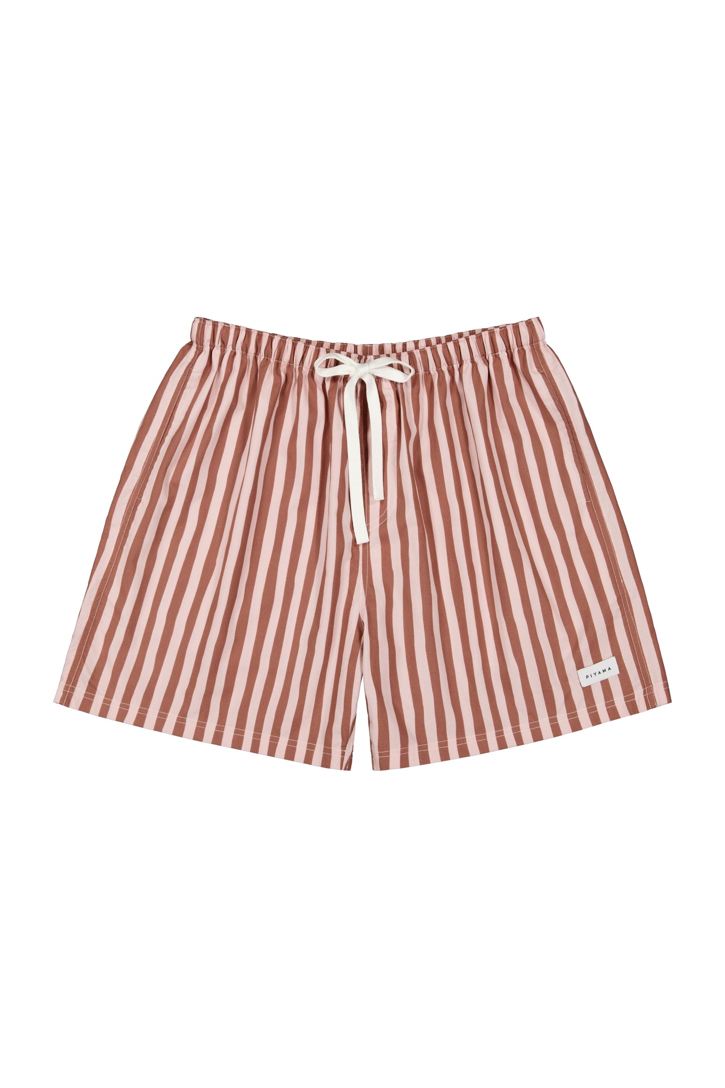 Mens Boxers - Cotton Modal - Stripe Mocha
