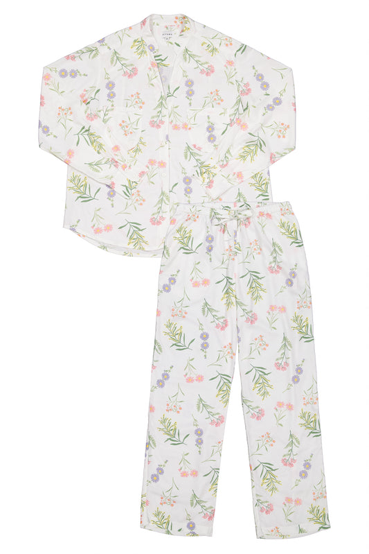 Maggie Pyjama Set - Long - Wild Flower