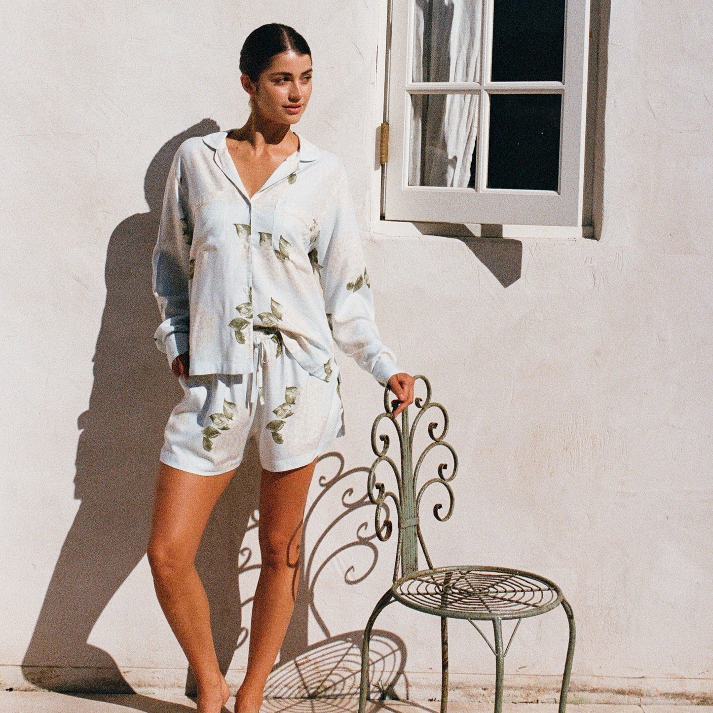 Abigail Sleep Set - Long Sleeve - ECOVERO™ - Heirloom Hydrangea
