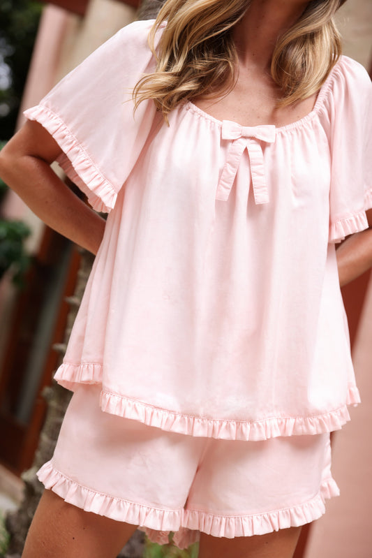 Piyama Betty Sleep Set - 100% Lyocell - Ballet Pink — view 2