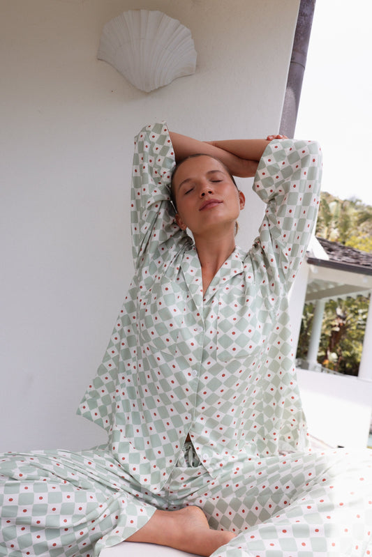 Peta Sleep Set - Long - ECOVERO™ - Diamond