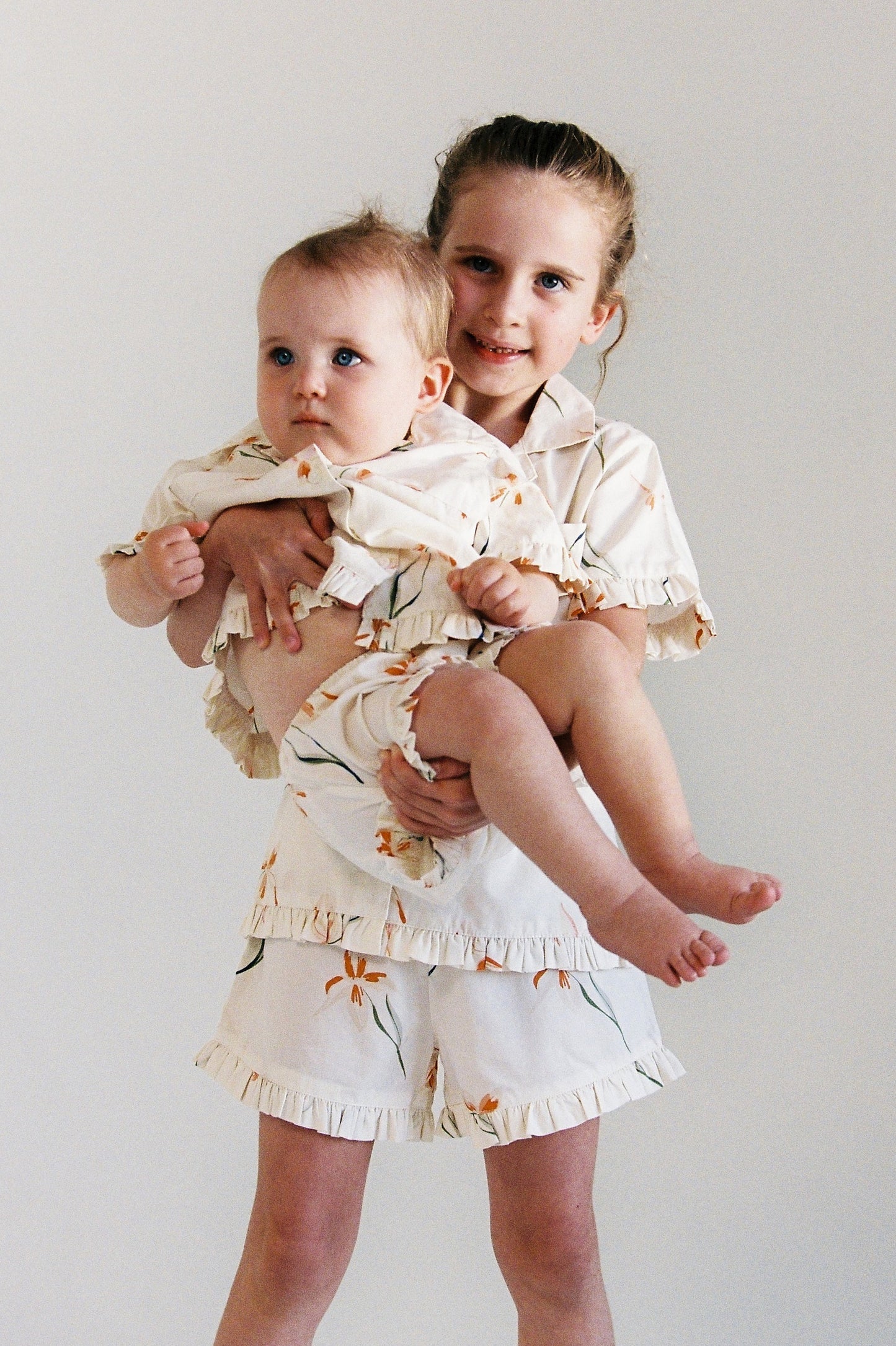 Girls Felicity Frill Set - Cotton Modal - Lily