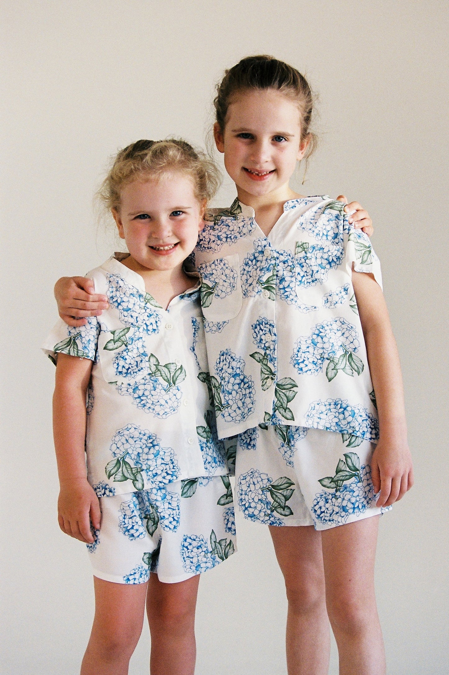 Girls Maggie Pyjama Set - ECOVERO™ - Hydrangea Blue