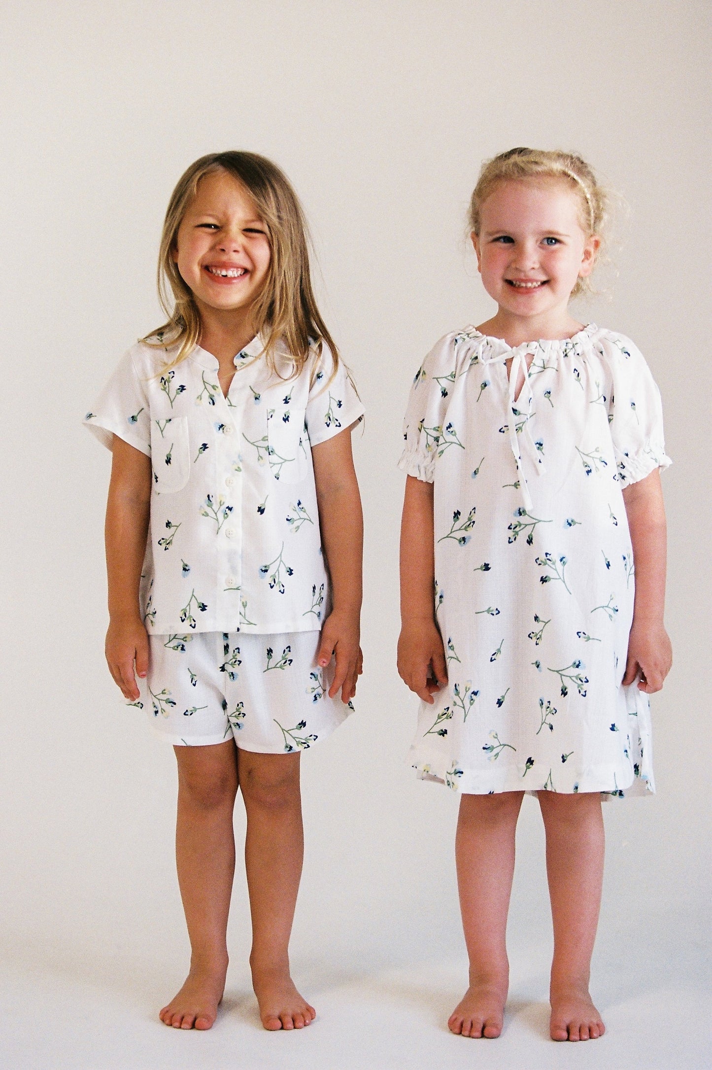 Girls Maggie Pyjama Set - Bluebell