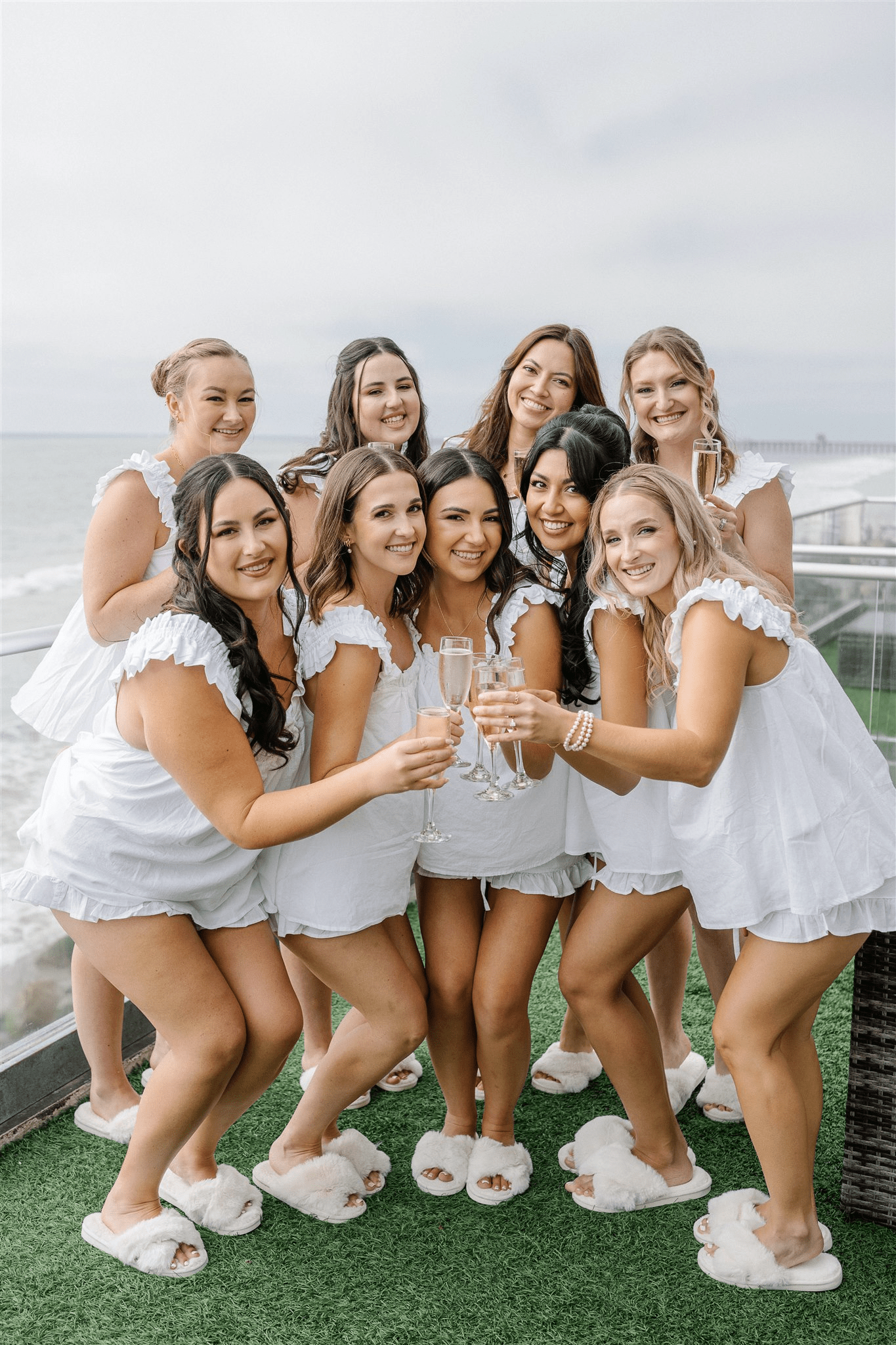 Nicolette Sleep Set - White Washed Cotton