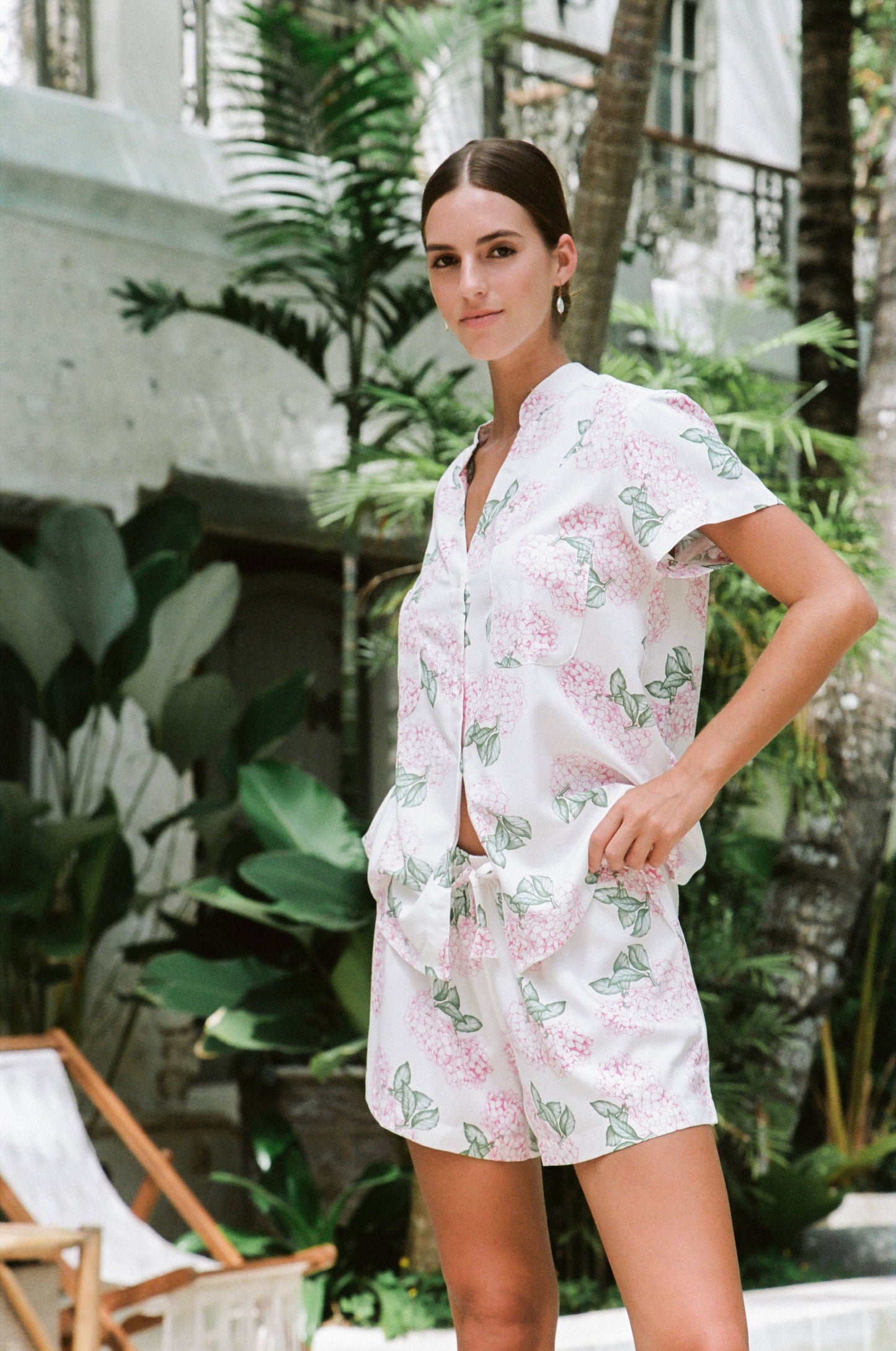 Maggie Pyjama Set - Hydrangea Pink