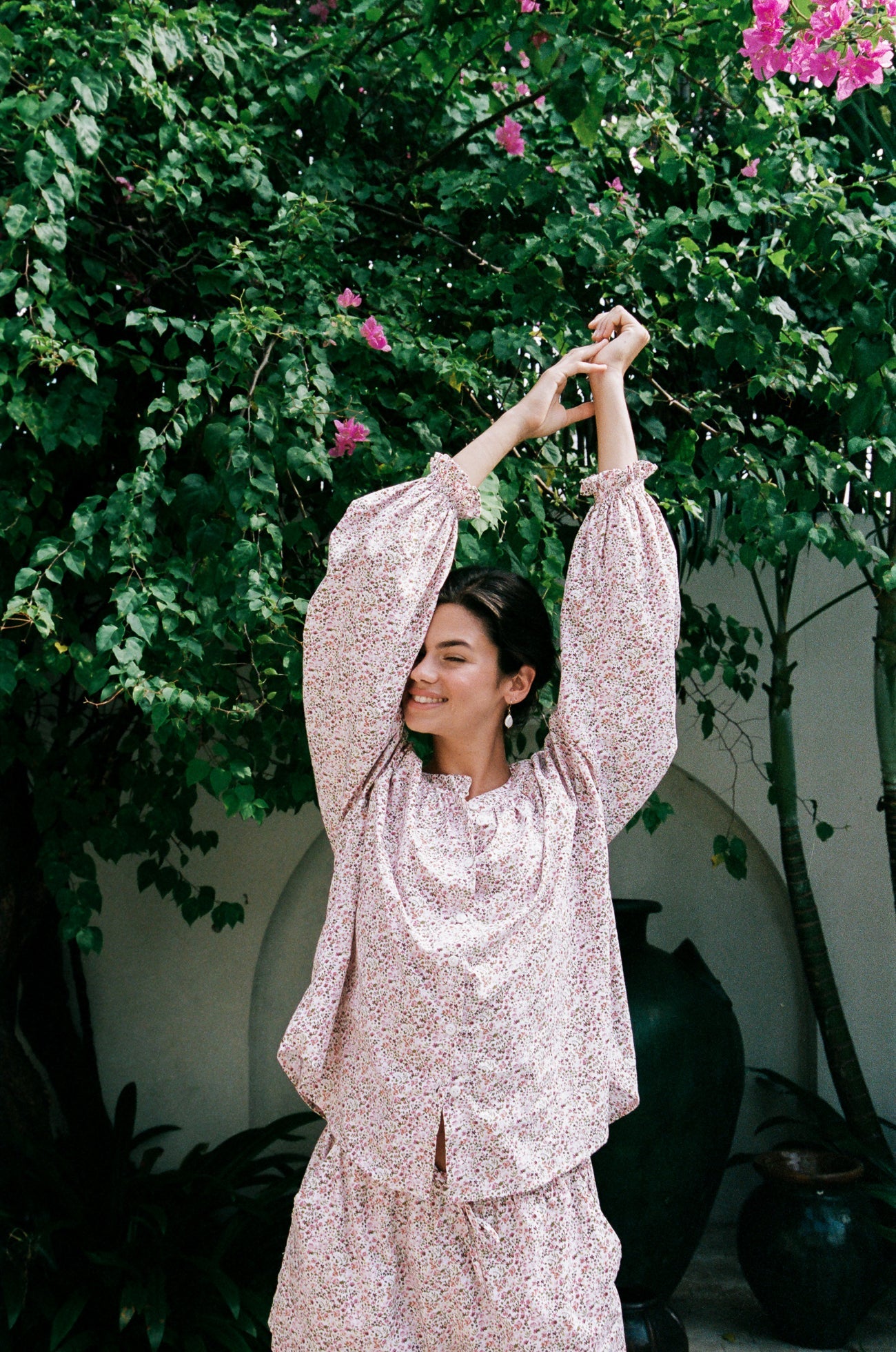 Claire Lounge Set - Floret Pink