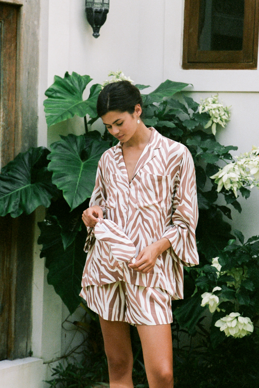 Peta Sleep Set - ECOVERO™ - Zebra