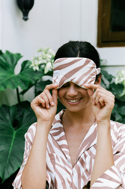 Eye Mask - ECOVERO™ - Zebra