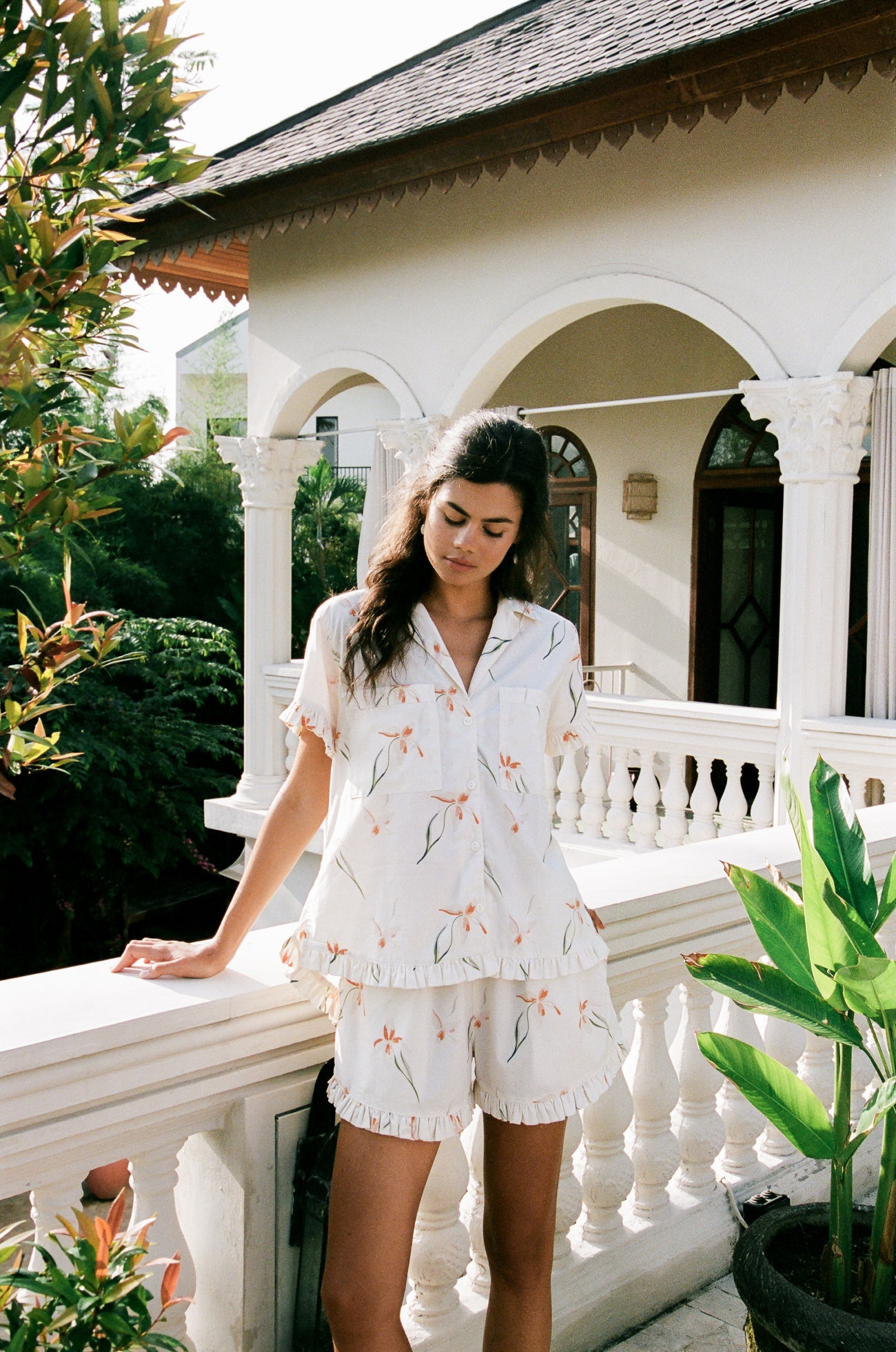 Felicity Frill Set - Cotton Modal - Lily