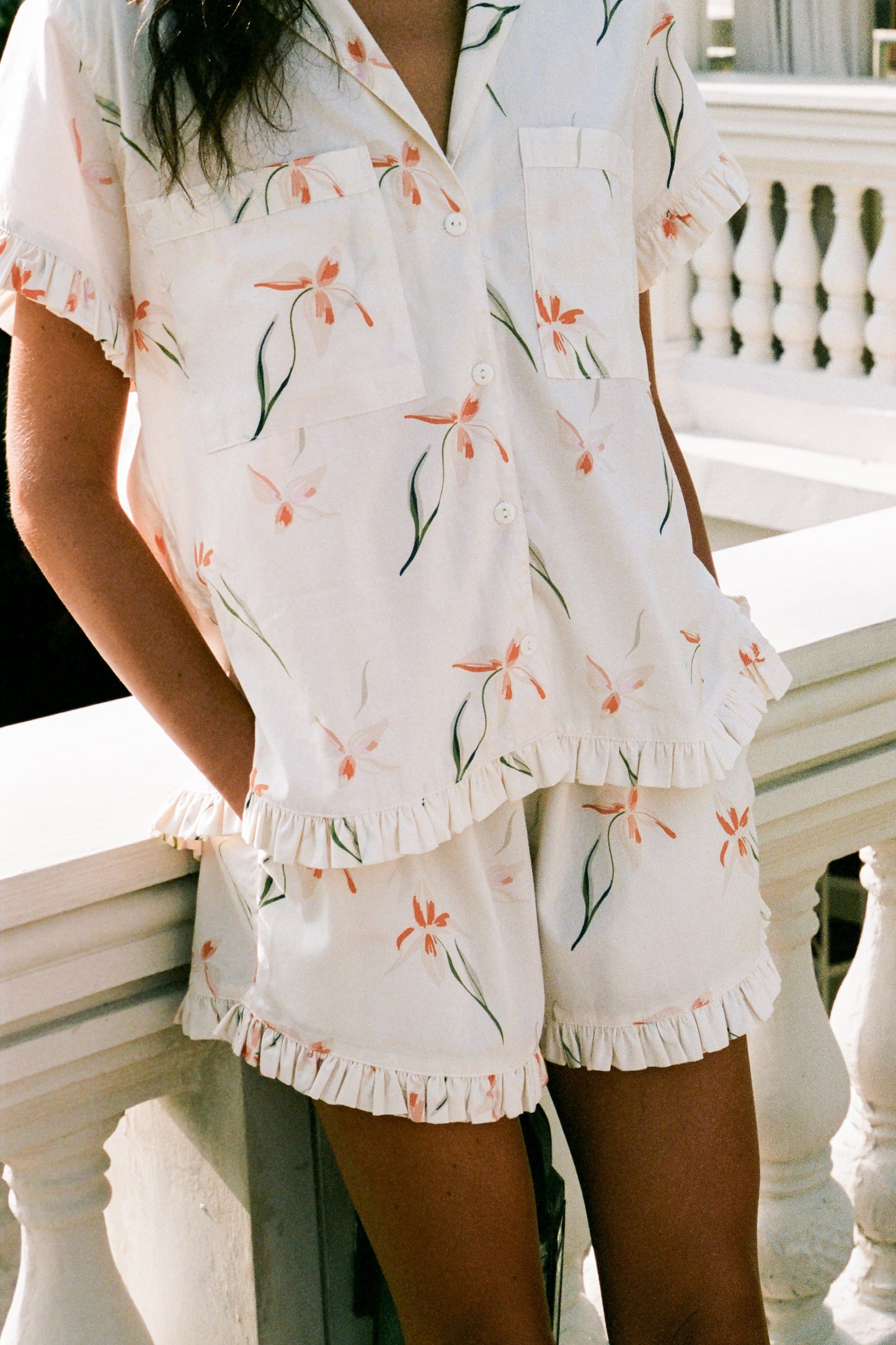 Felicity Frill Set - Cotton Modal - Lily