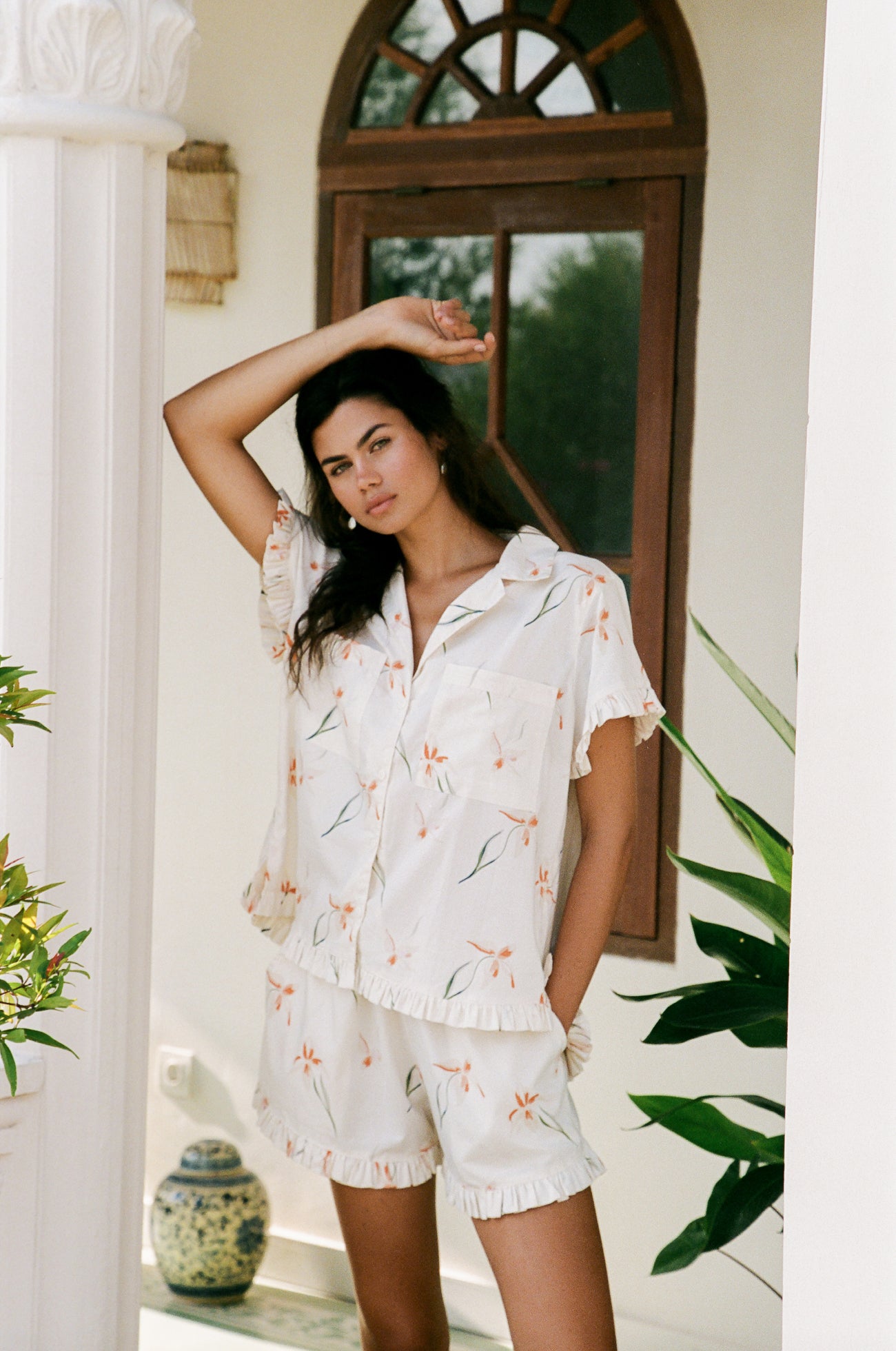 Felicity Frill Set - Cotton Modal - Lily