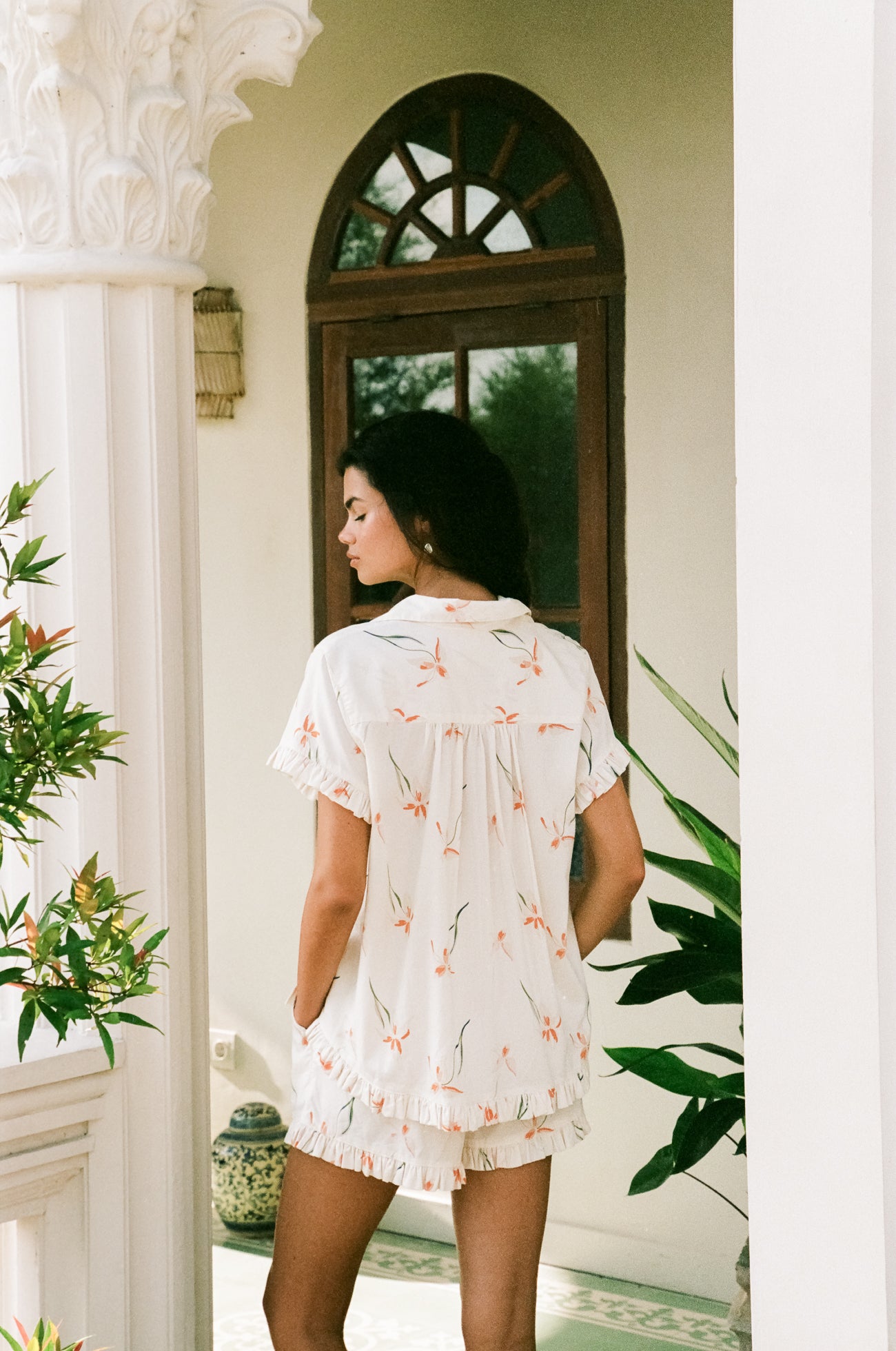 Felicity Frill Set - Cotton Modal - Lily