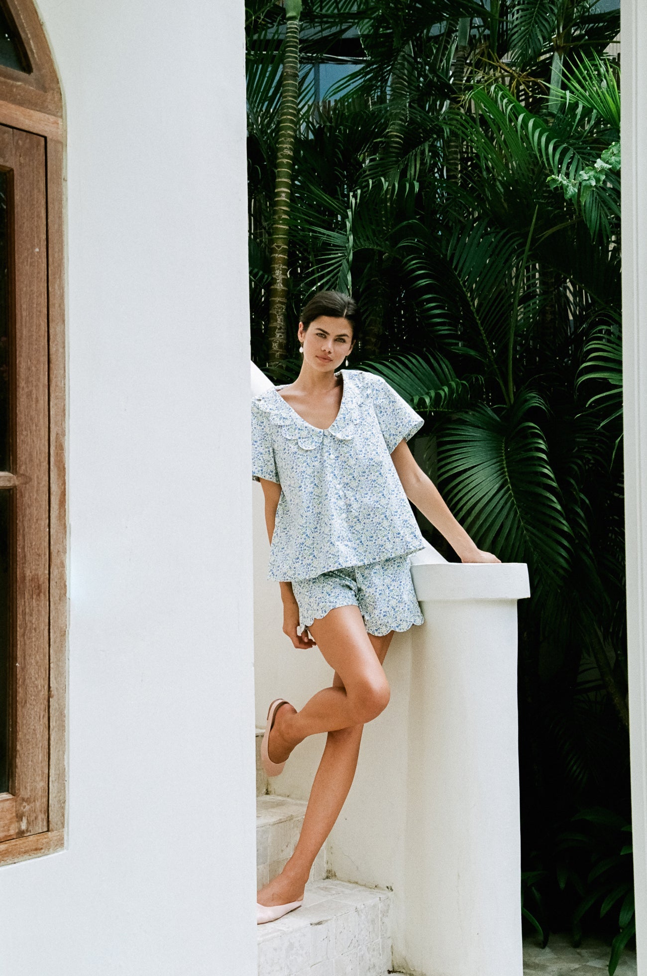 Penelope Sleep Set - Floret Blue