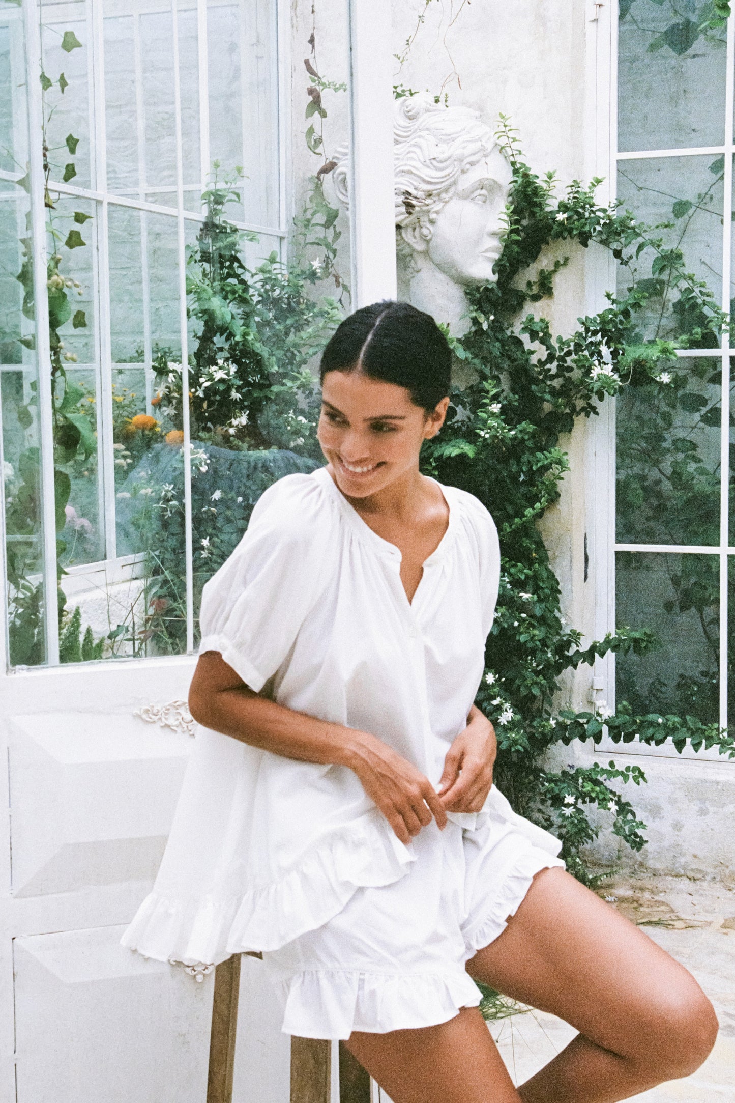 Sophie Sleep Set - Cotton Modal - Off White