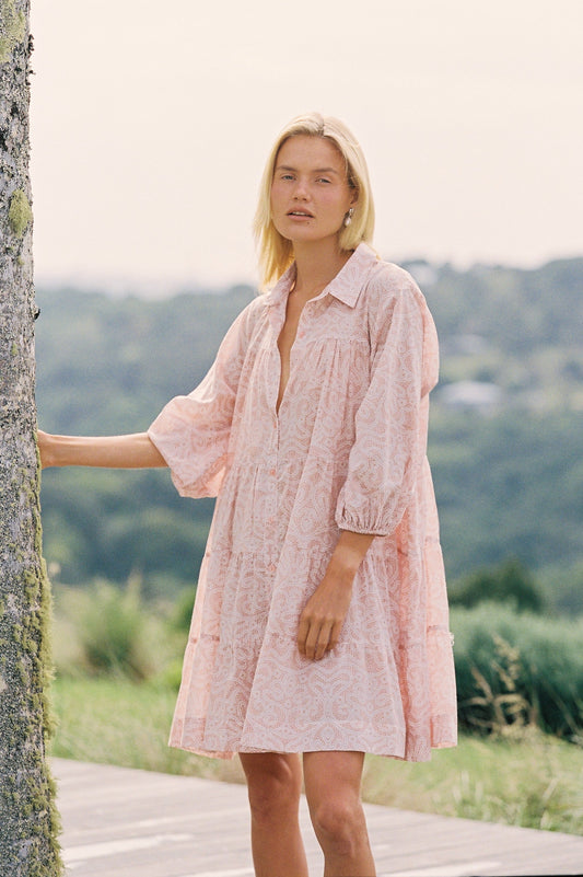 Phoebe Cover-Up - Cotton Voile - Lace