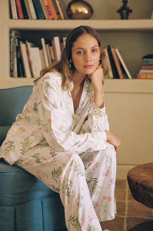 Maggie Pyjama Set - Long - Wild Flower