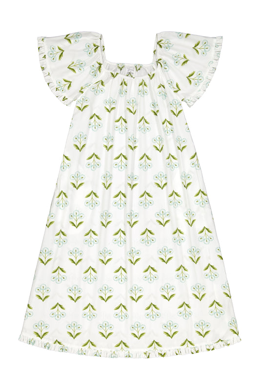 Betty Lounge Dress - Long - Cotton Modal - Dandelion