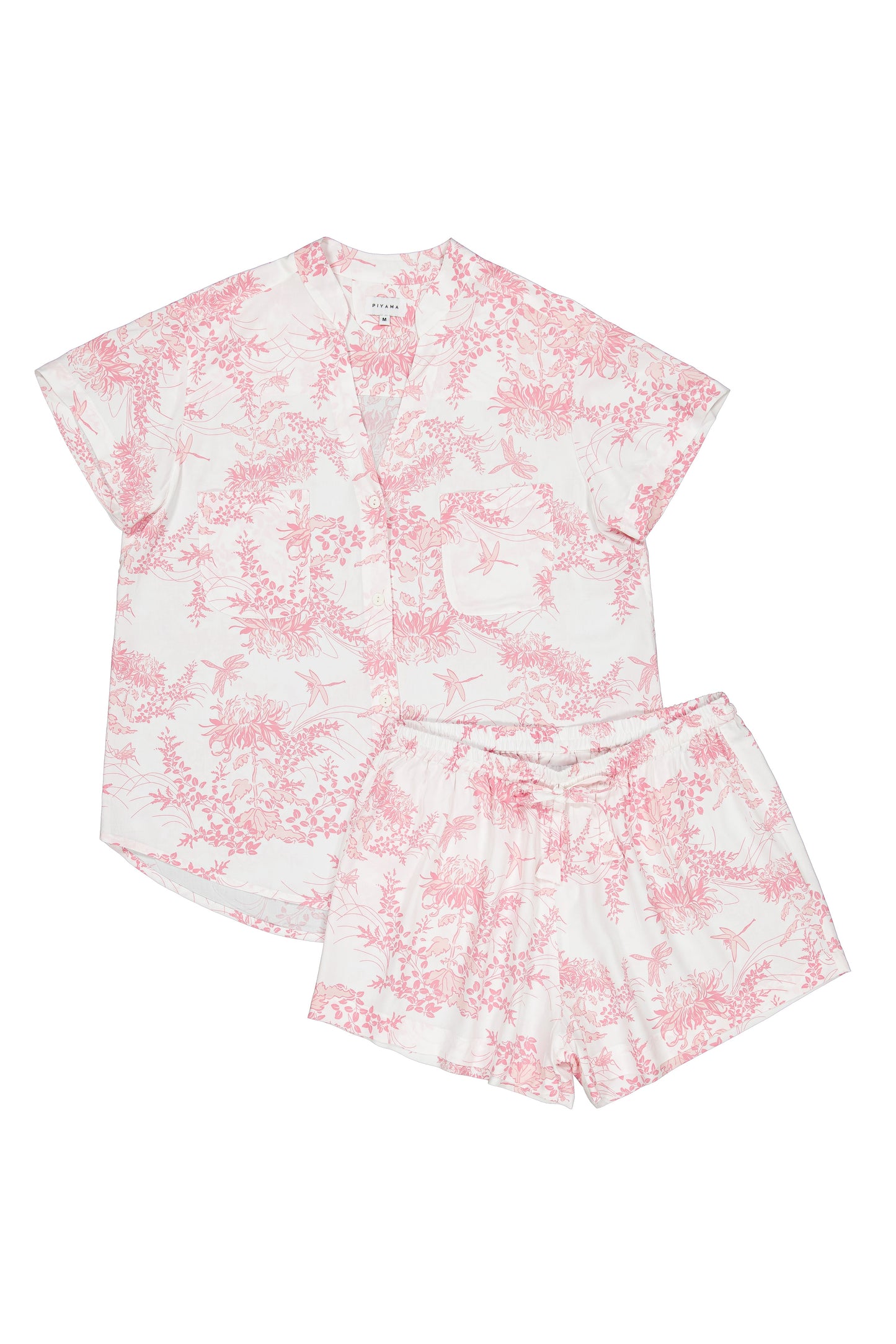 Maggie Pyjama Set - Summer Toile - Pink