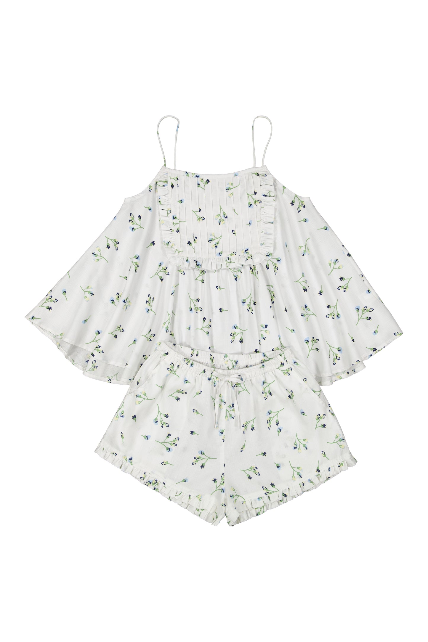 Lydia Sleep Set - Lyocell Linen - Bluebell