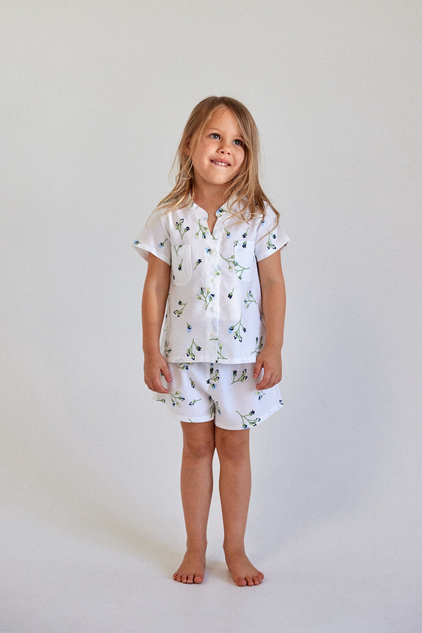 Girls Maggie Pyjama Set - Bluebell