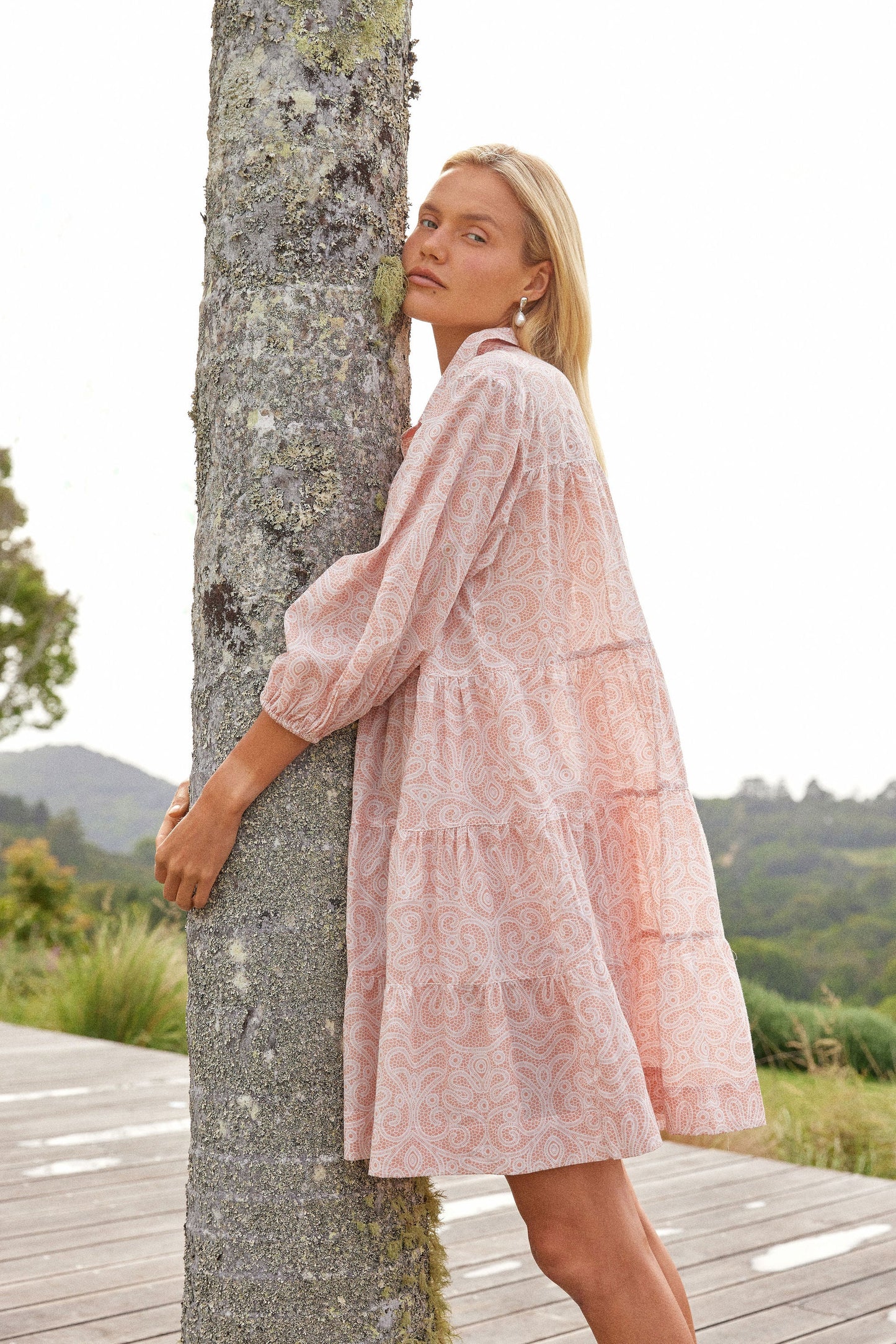 Phoebe Cover-Up - Cotton Voile - Lace