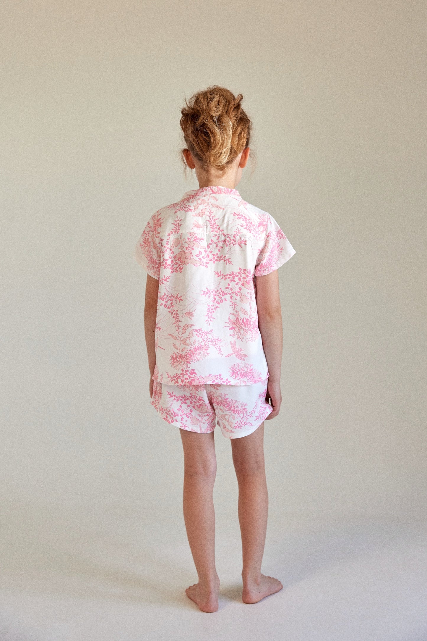 Girls Maggie Pyjama Set - ECOVERO™ - Summer Toile - Pink