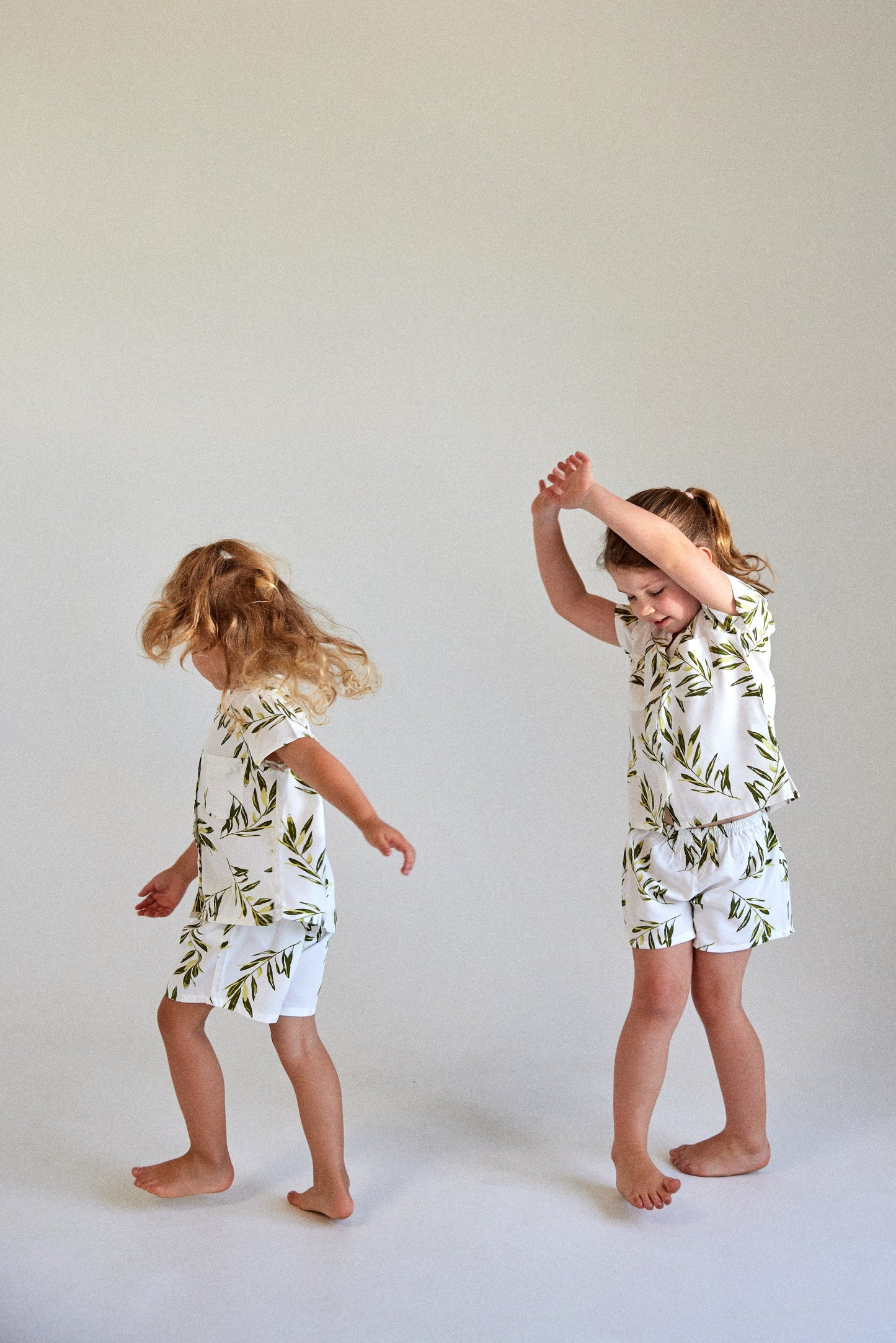 Girls Maggie Pyjama Set - ECOVERO™ - Olive Leaf