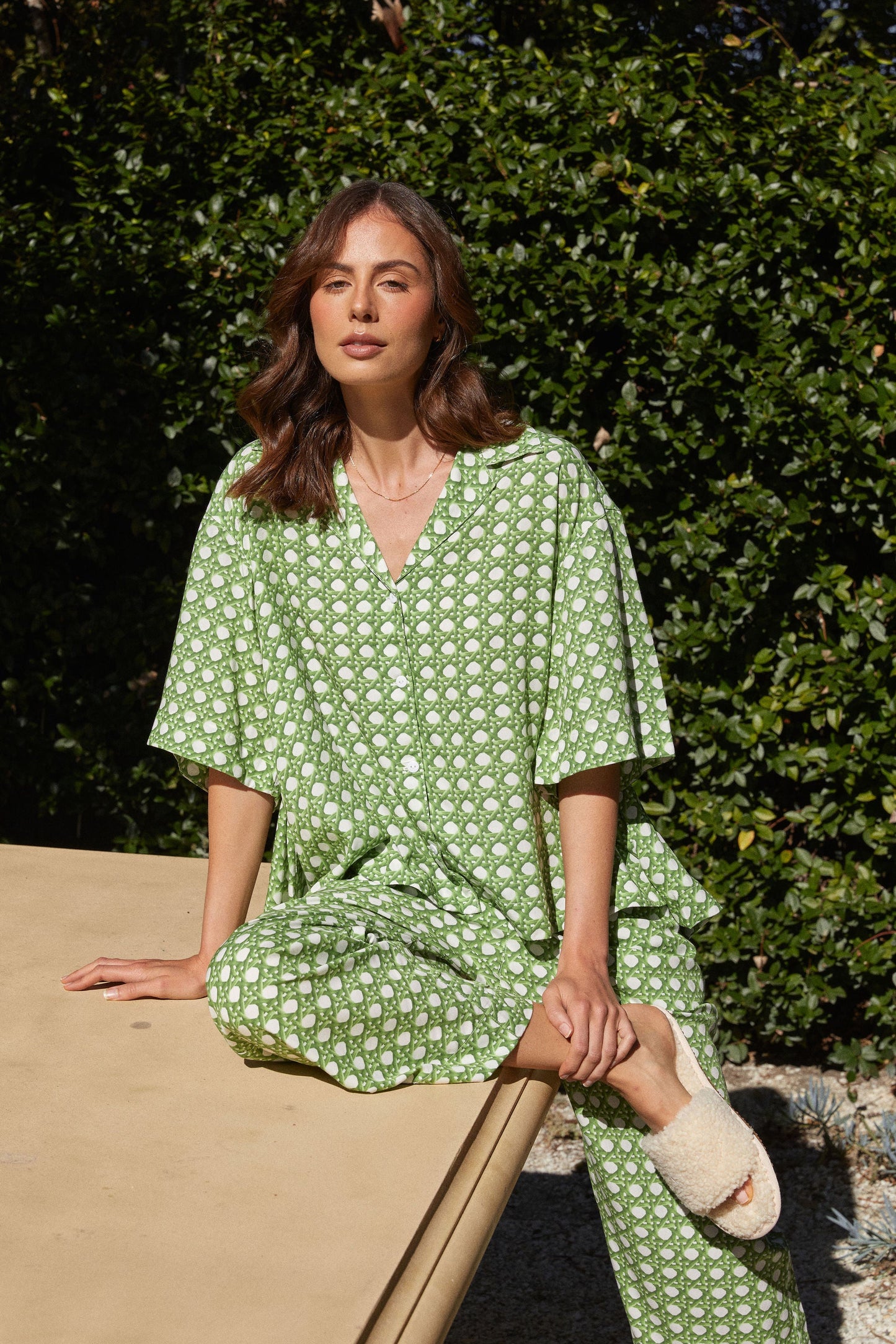 Lounge Set - Pants - Rattan Green