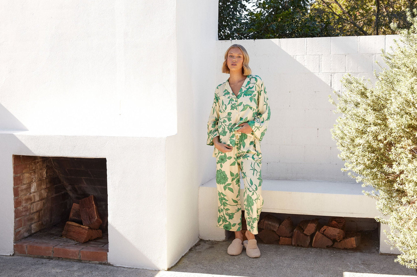 Peta Sleep Set - Long - Twill - Romantic Floral