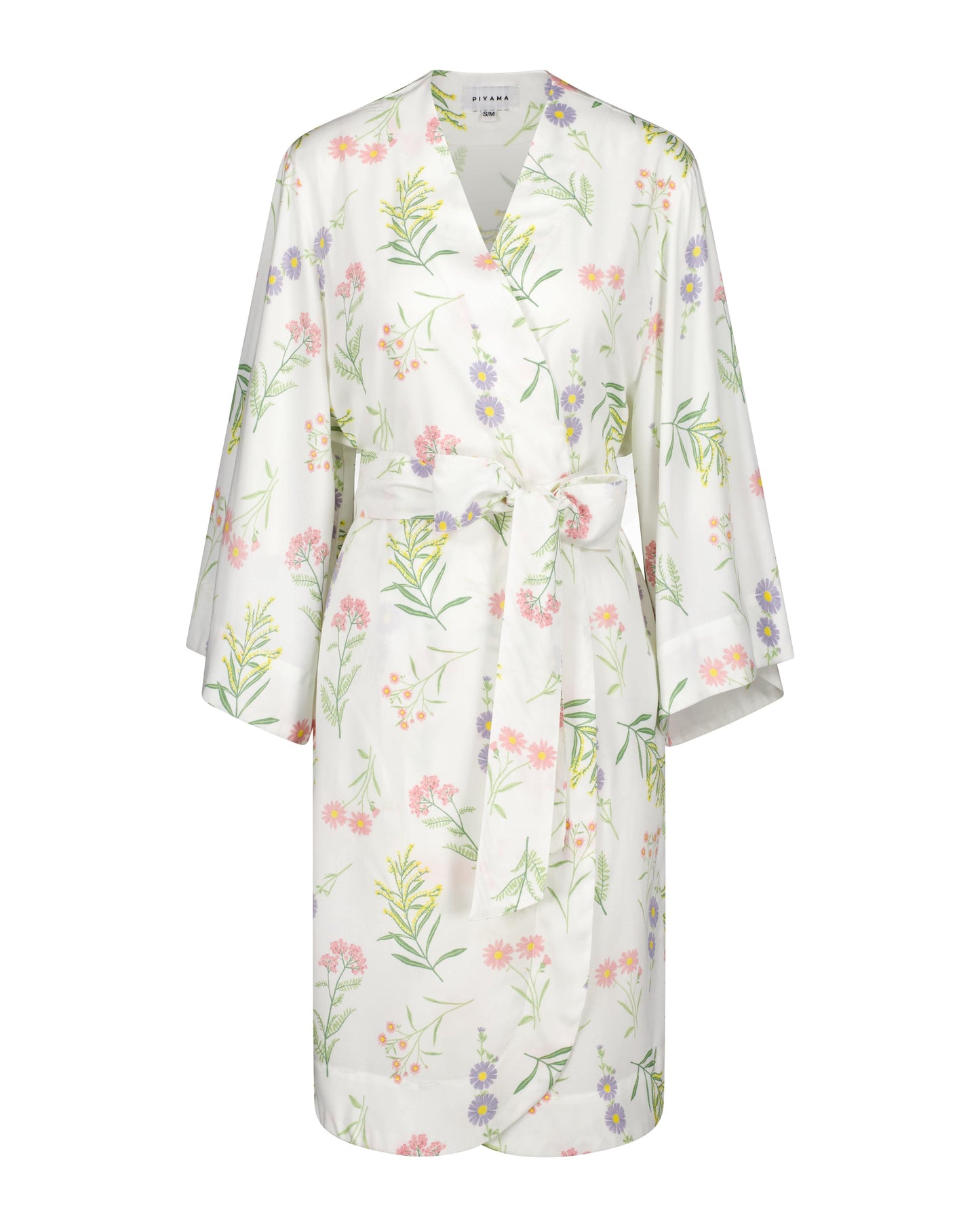 Short Kimono Robe - Wild Flower