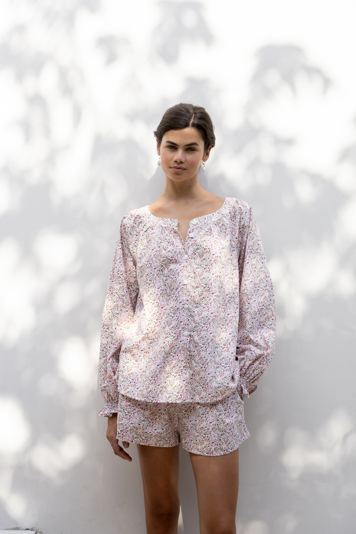 Claire Lounge Set - Floret Pink