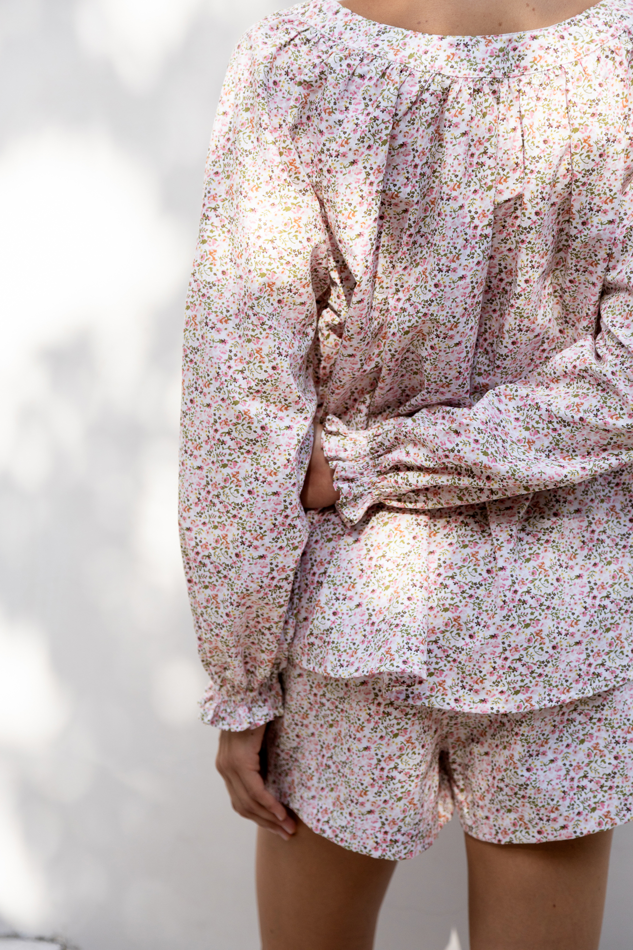 Claire Lounge Set - Floret Pink