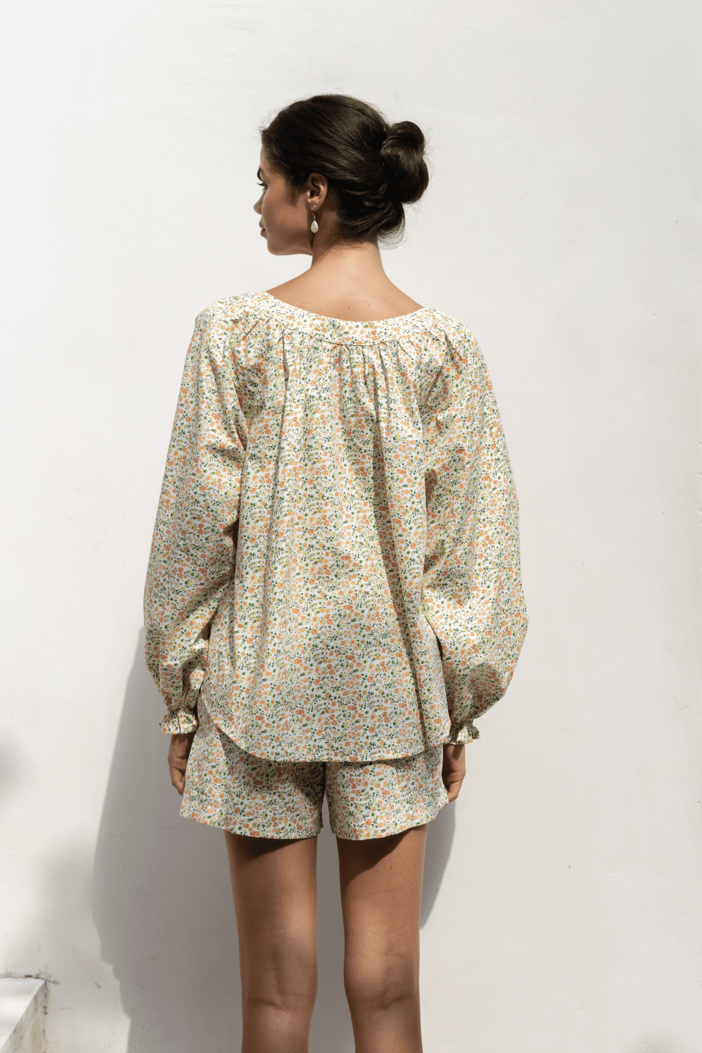 Claire Lounge Set - Cotton - Floret Green
