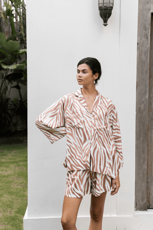 Peta Sleep Set - ECOVERO™ - Zebra