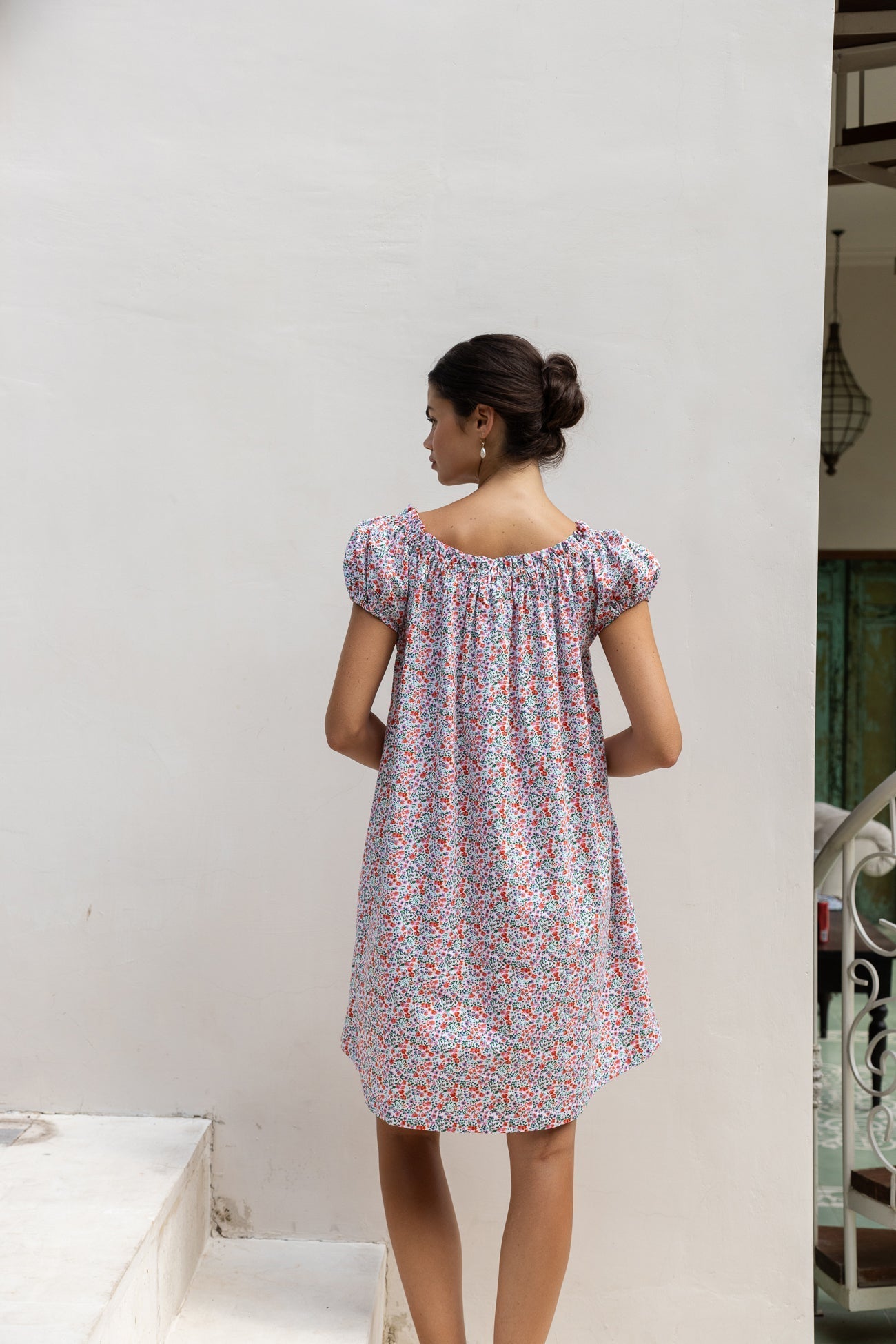 Lily Lounge Dress - Cotton - Floret