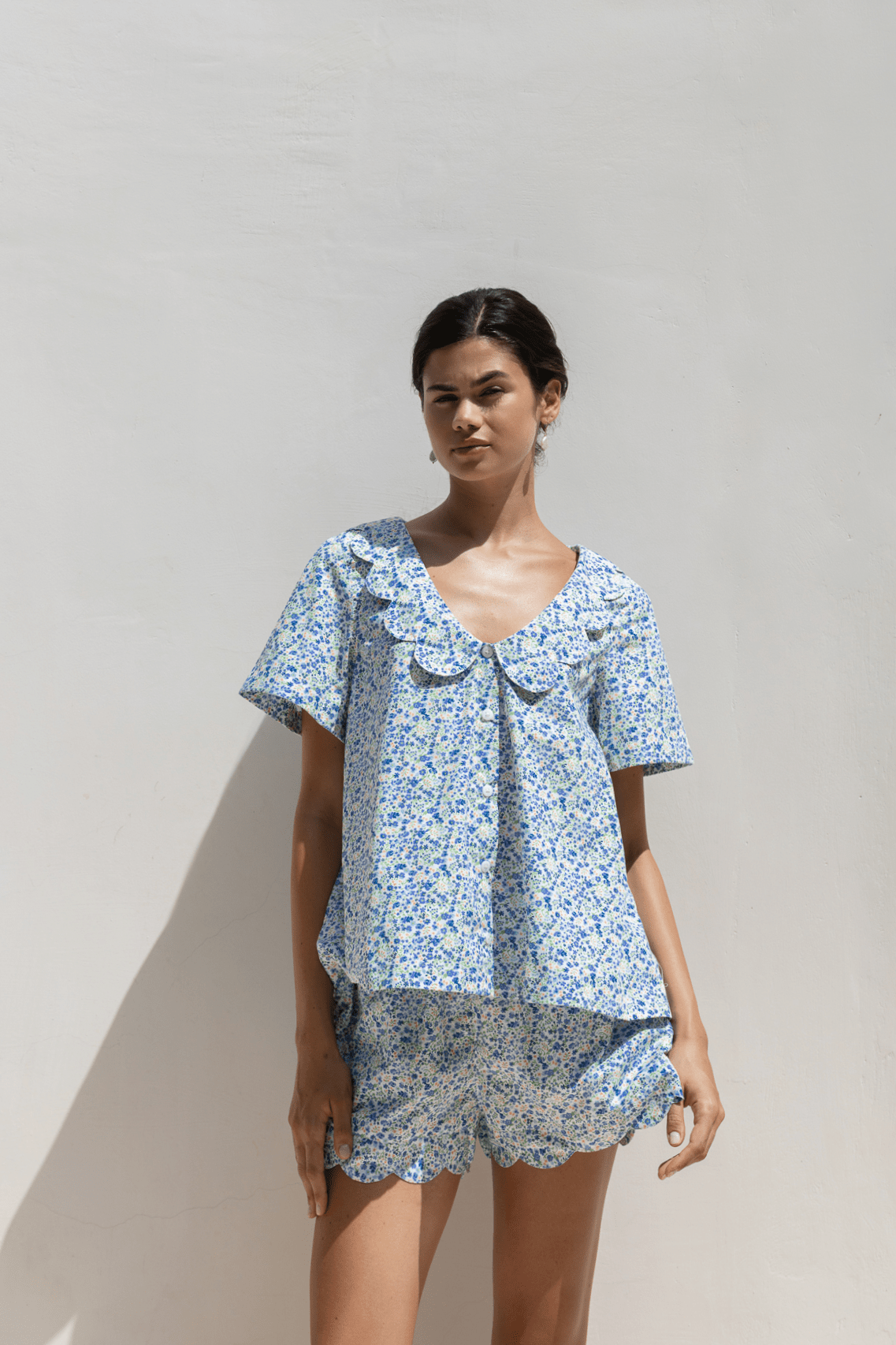 Penelope Sleep Set - Floret Blue