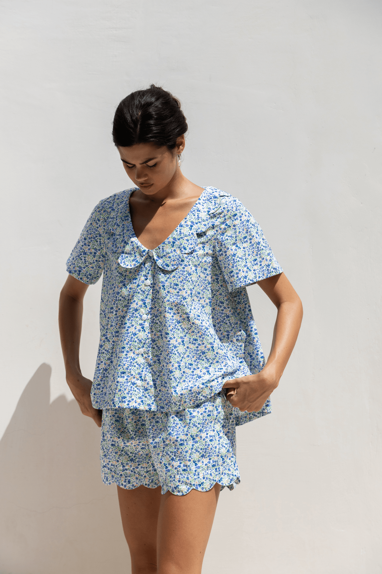 Penelope Sleep Set - Floret Blue