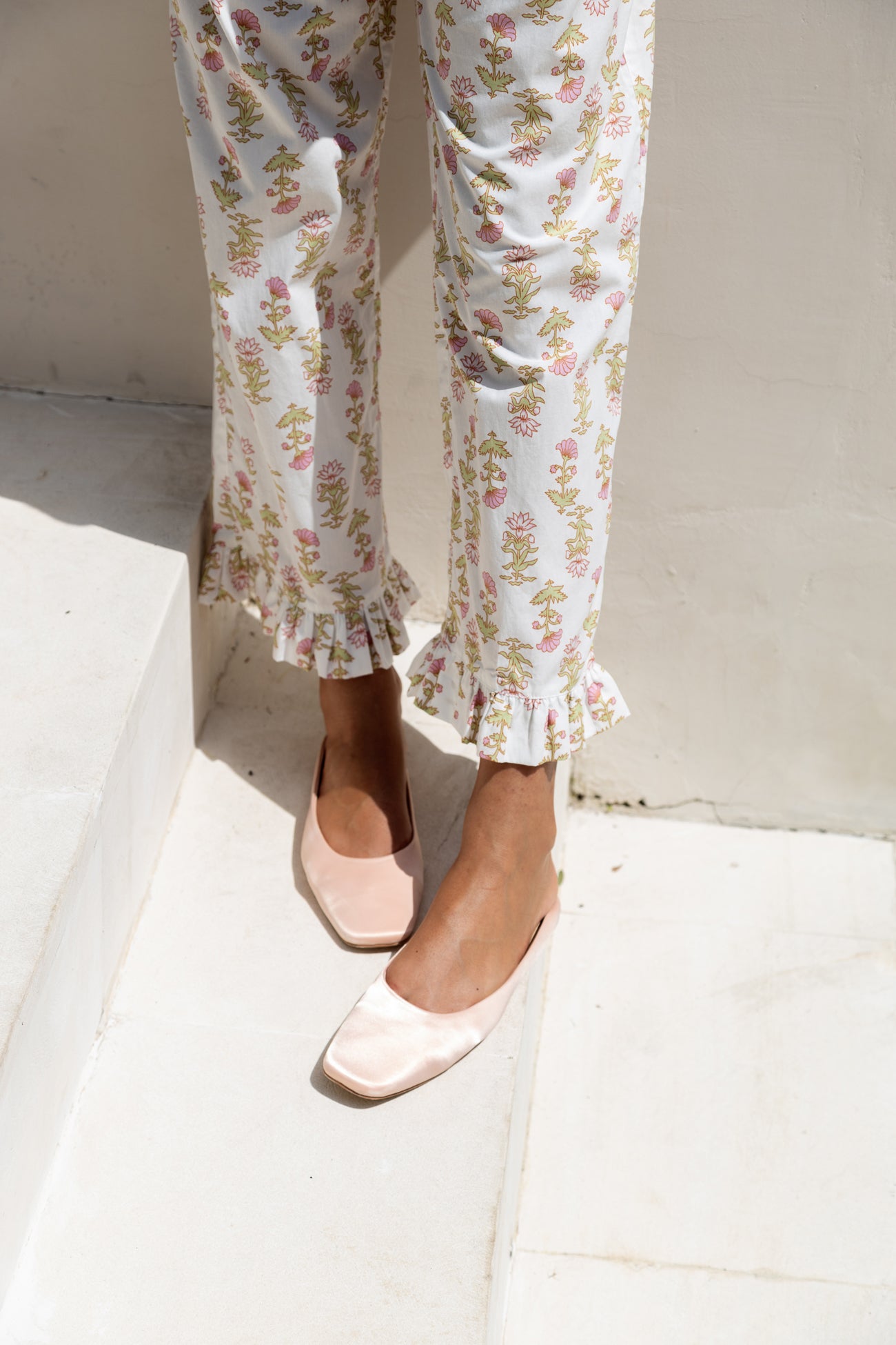 Nicolette Sleep Set - Pants - Lotus Flower