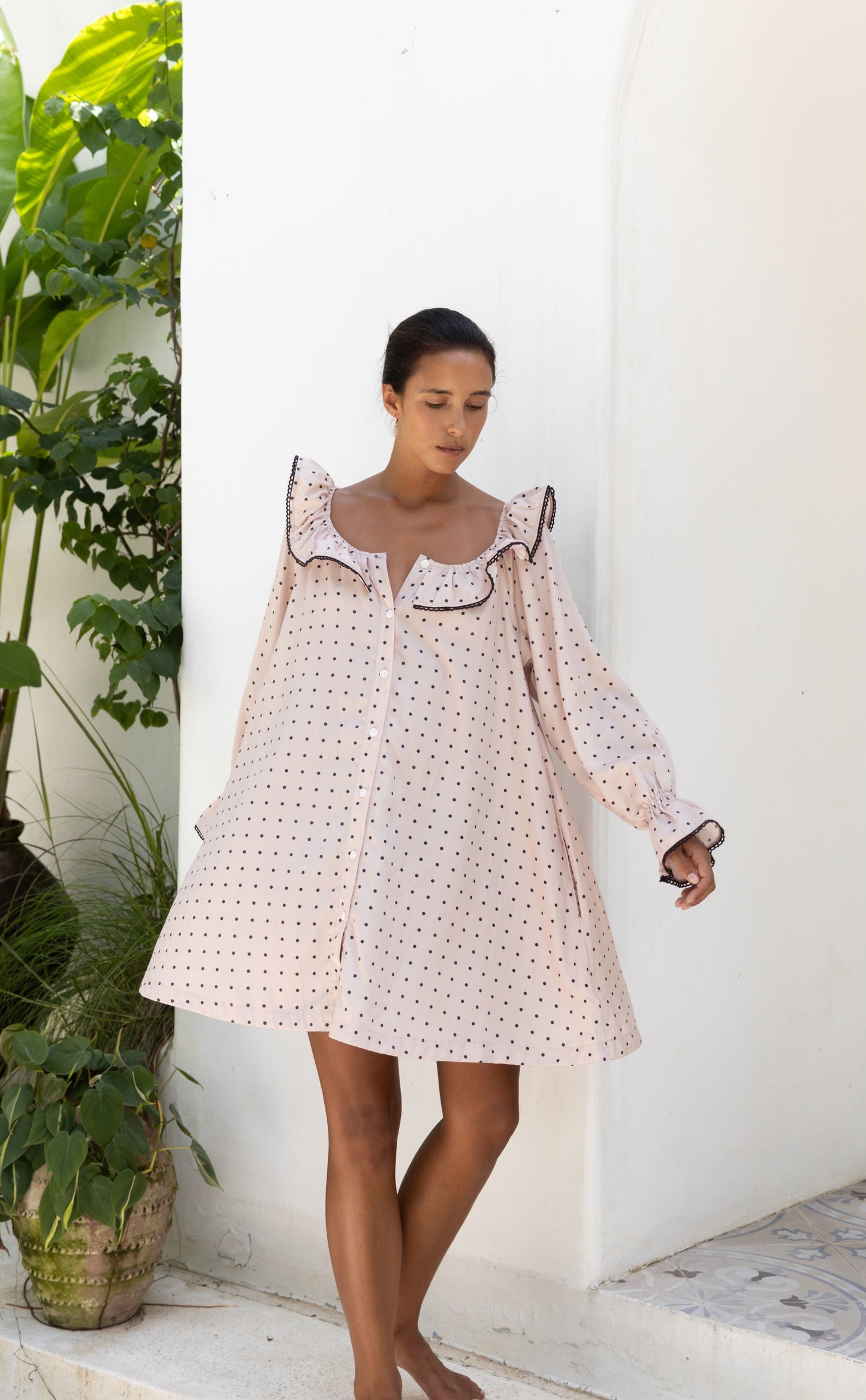 Jemima Nightie - TENCEL™ Lyocell - Dot