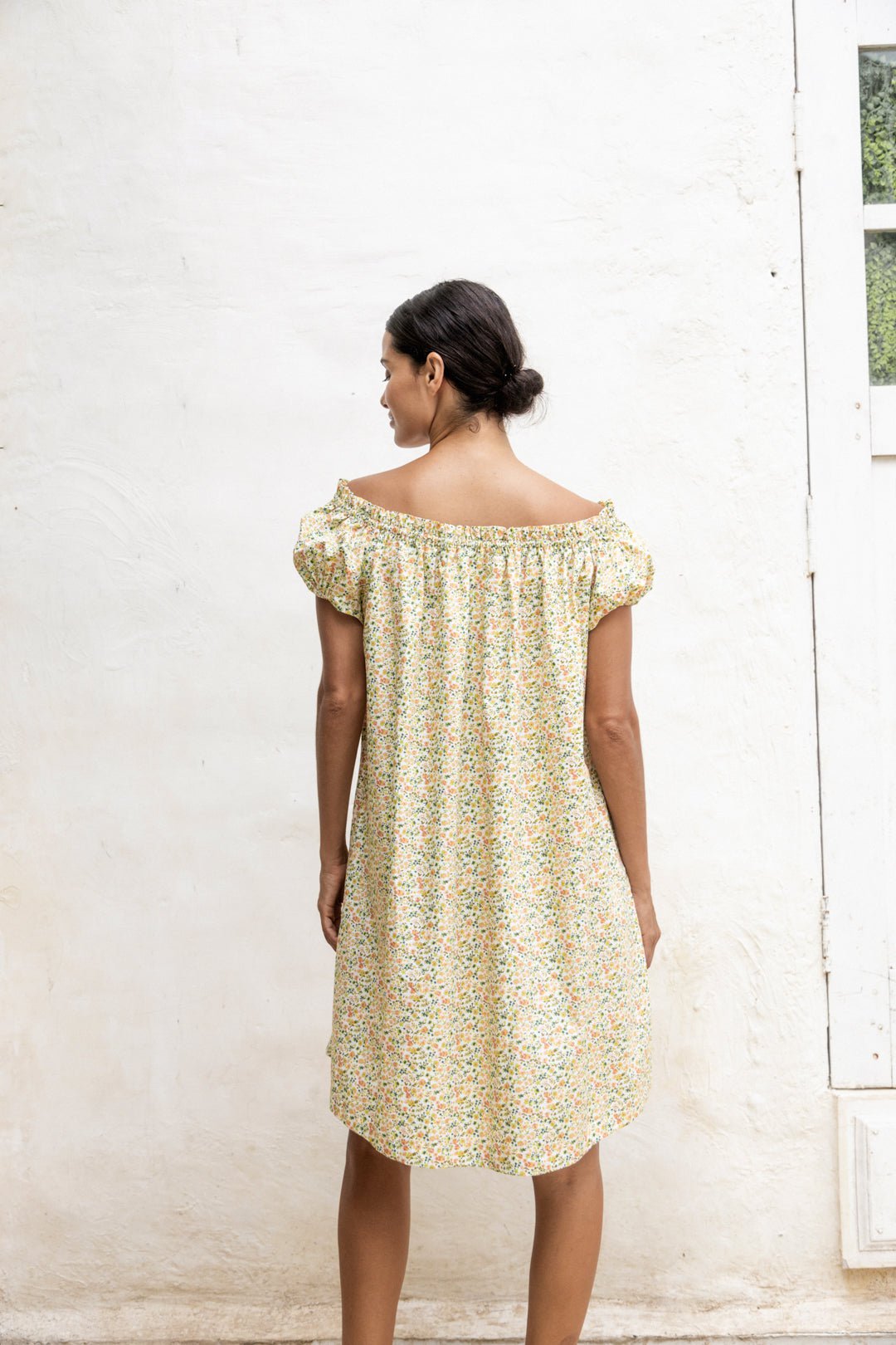 Lily Lounge Dress - Cotton - Floret Green