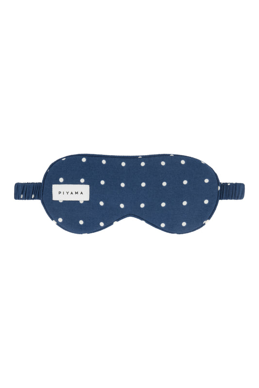 Eye Mask - ECOVERO™ - Indigo Dot