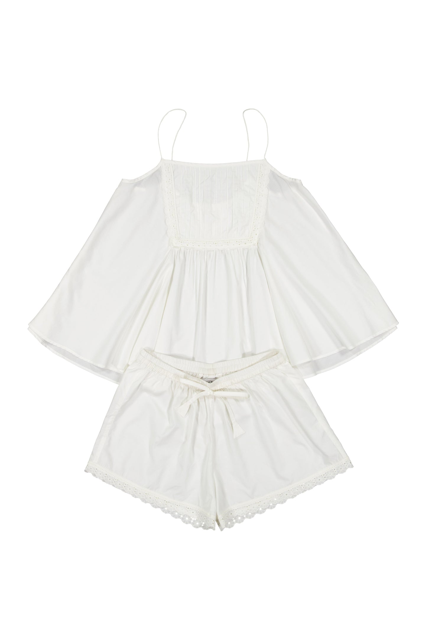 Lydia Sleep Set - Cotton Modal - Off White